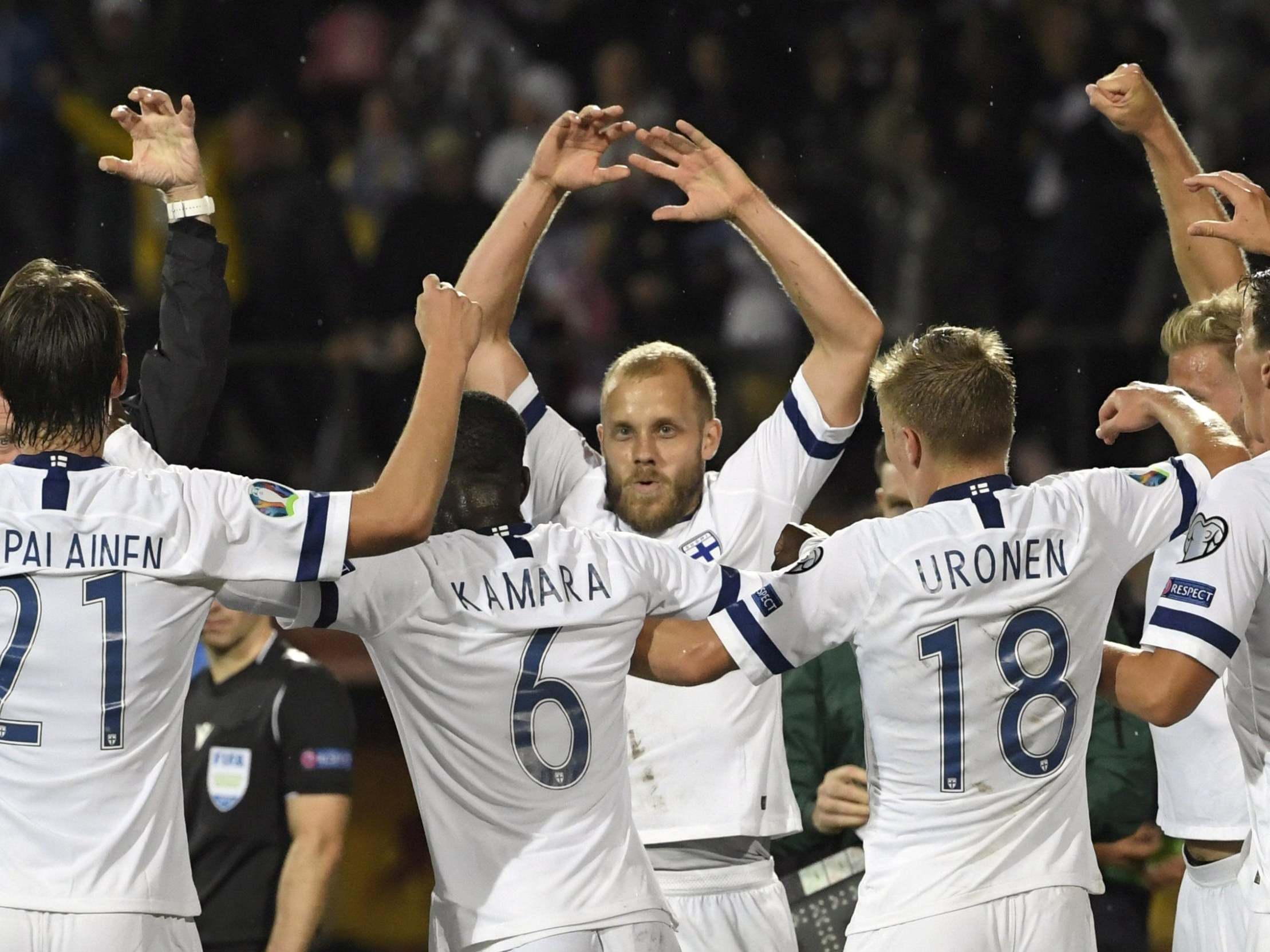 Pukki was in the goals again for Finland