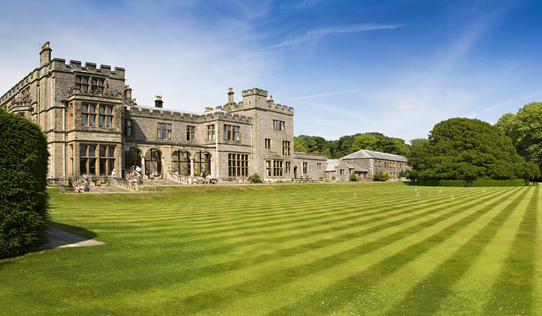 Lush exteriors at Armaithwaite Hall