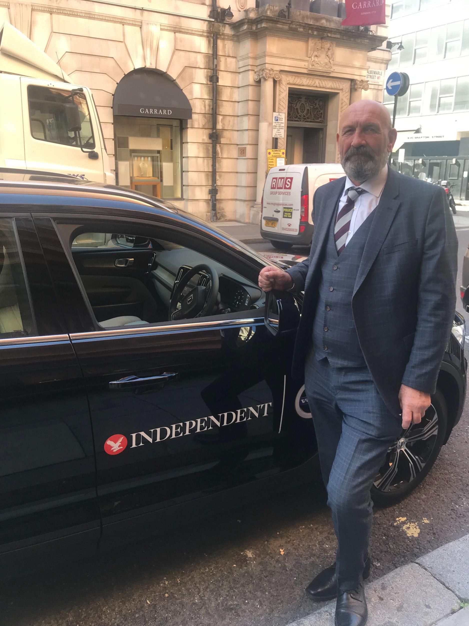 Fashion week driver Peter Goodwin