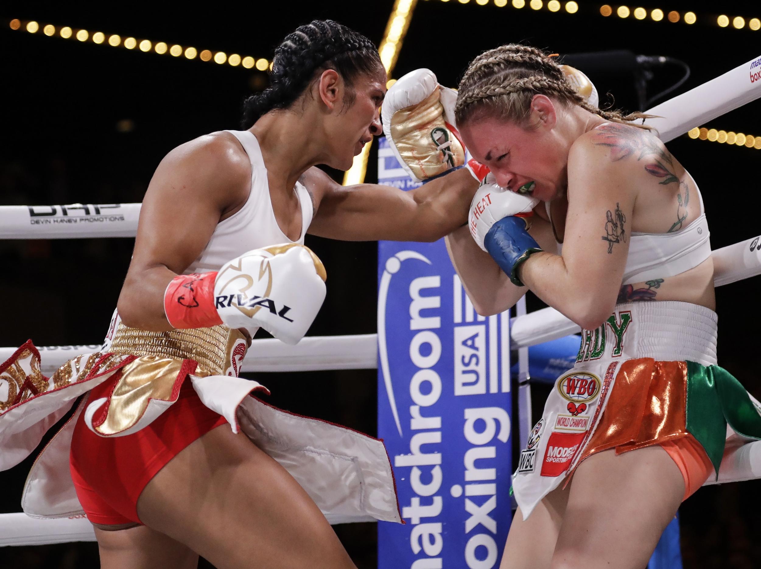 Amanda Serrano was victorious (AP)