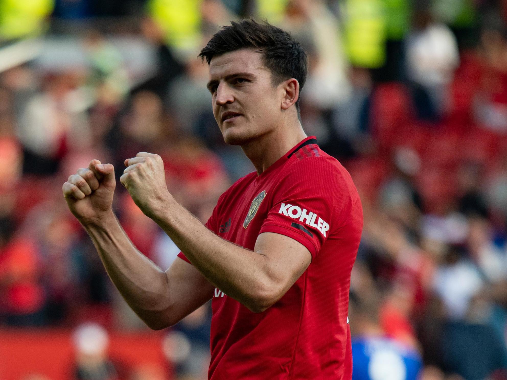 Manchester United’s new signings have started well, including defender Harry Maguire (Manchester United via Getty)