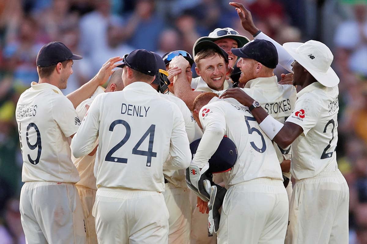 England won the fifth Test and drew the series