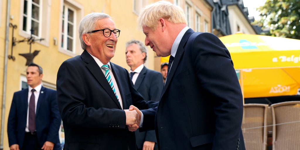 Boris Johnson meets Jean-Claude Juncker