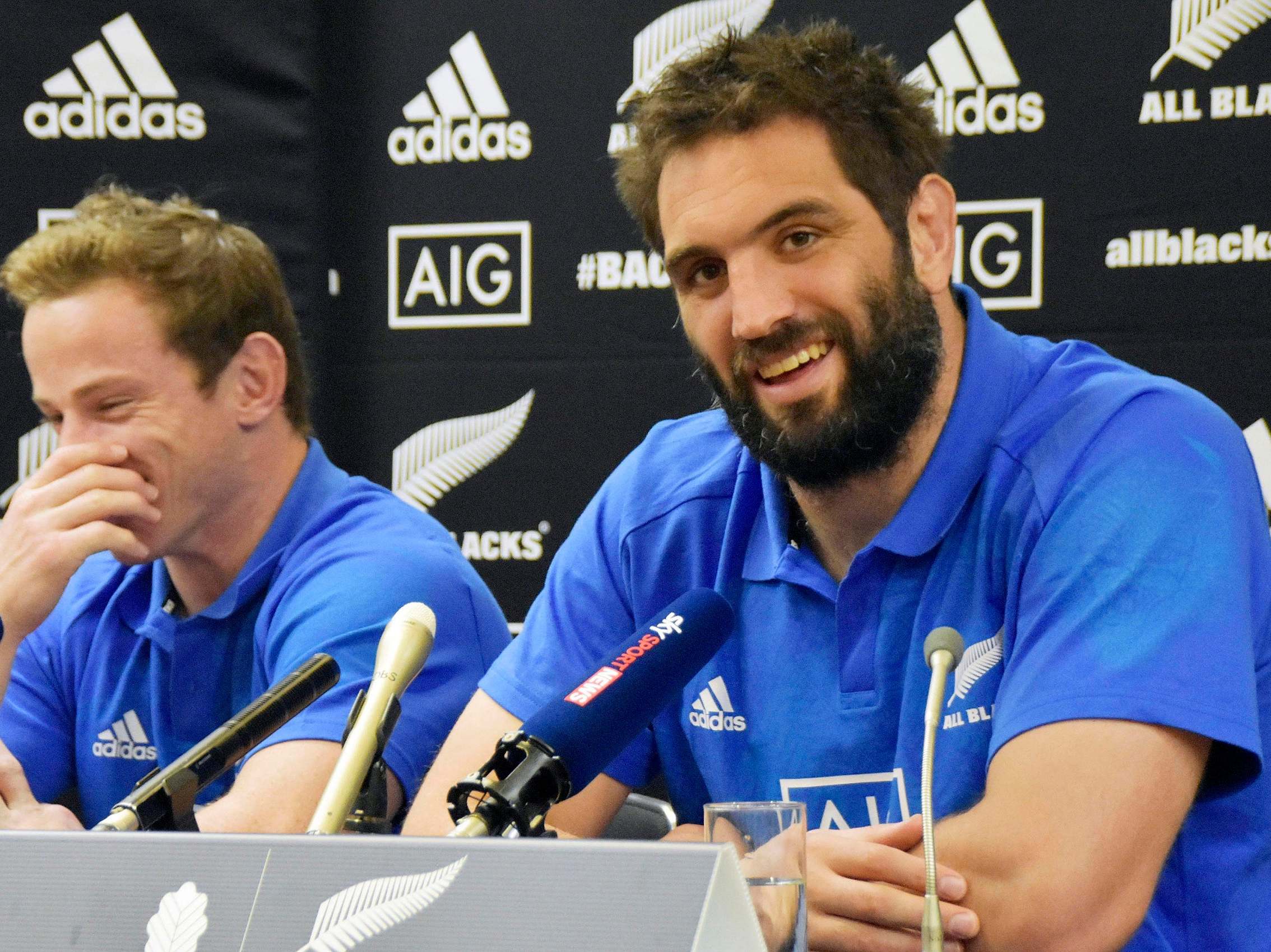 Sam Whitelock (right) has backed teammate Patrick Tuipolotu to shine at the World Cup