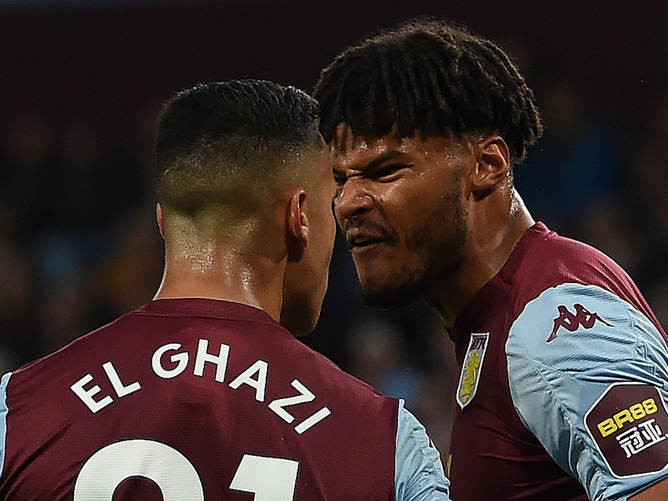 Mings and El Ghazi nearly came to blows during the first half of Aston Villa’s draw with West Ham