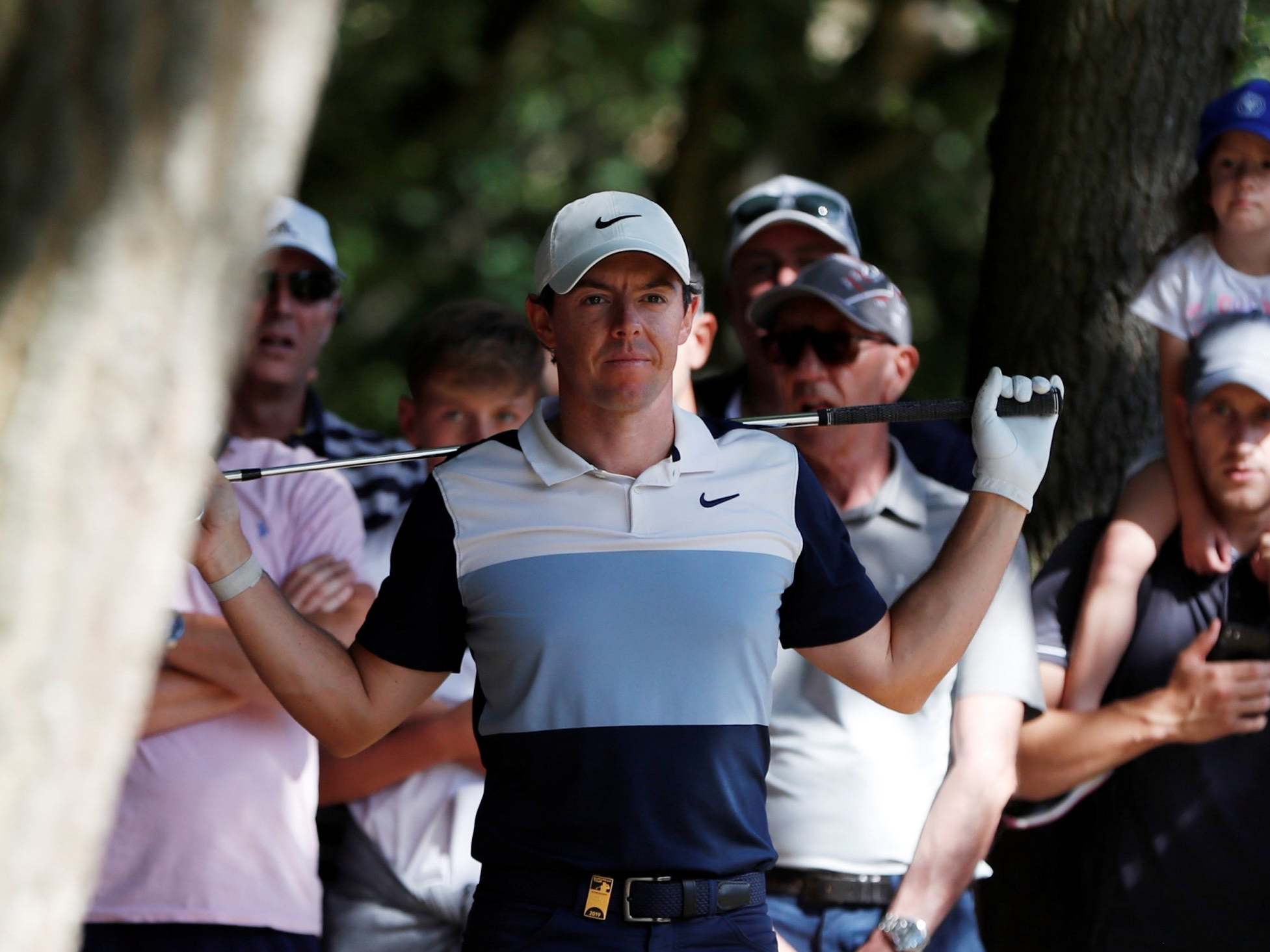 Rory McIlroy during a practice round at Wentworth