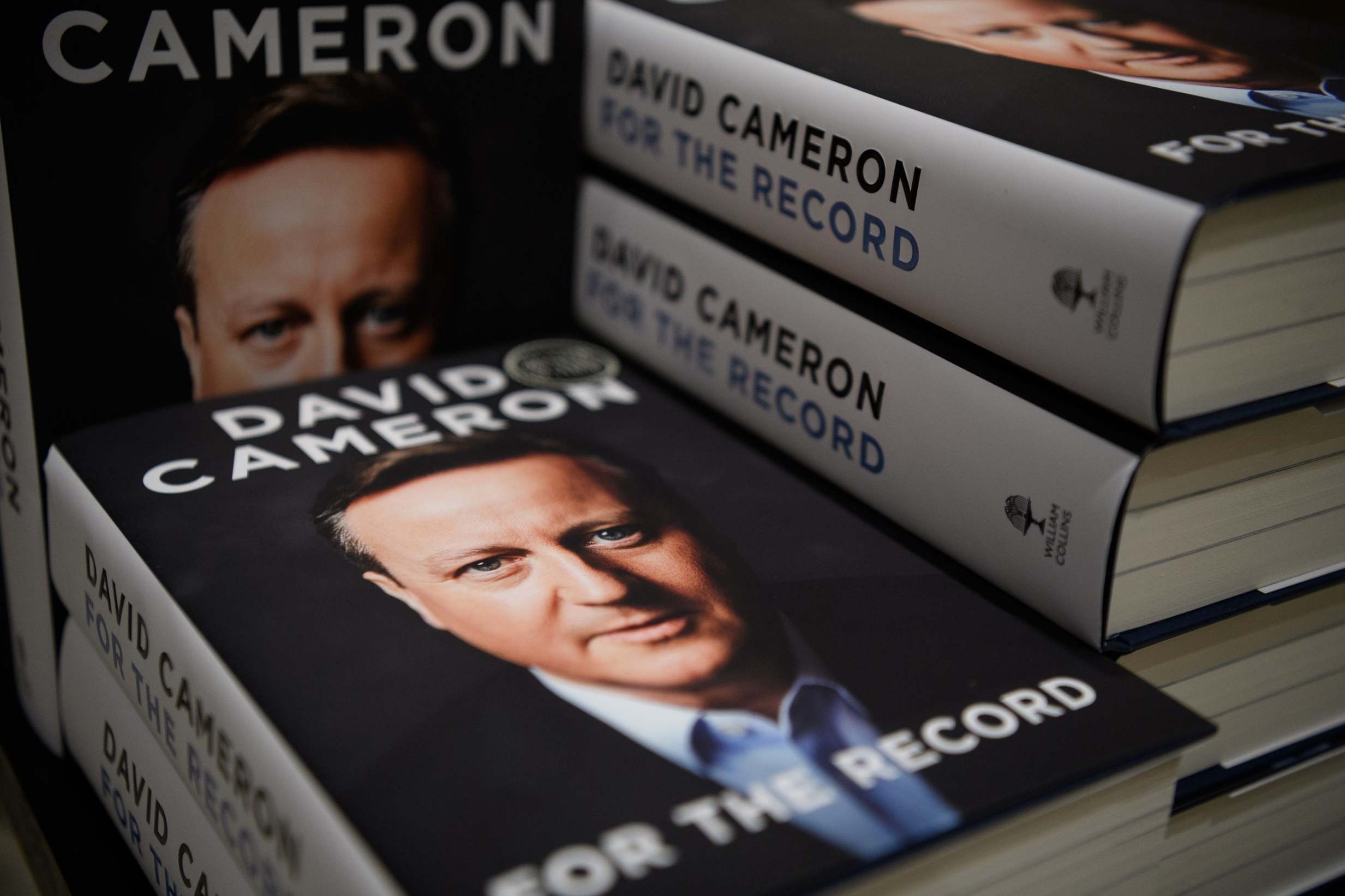 David Cameron’s 544-page book about his time as PM