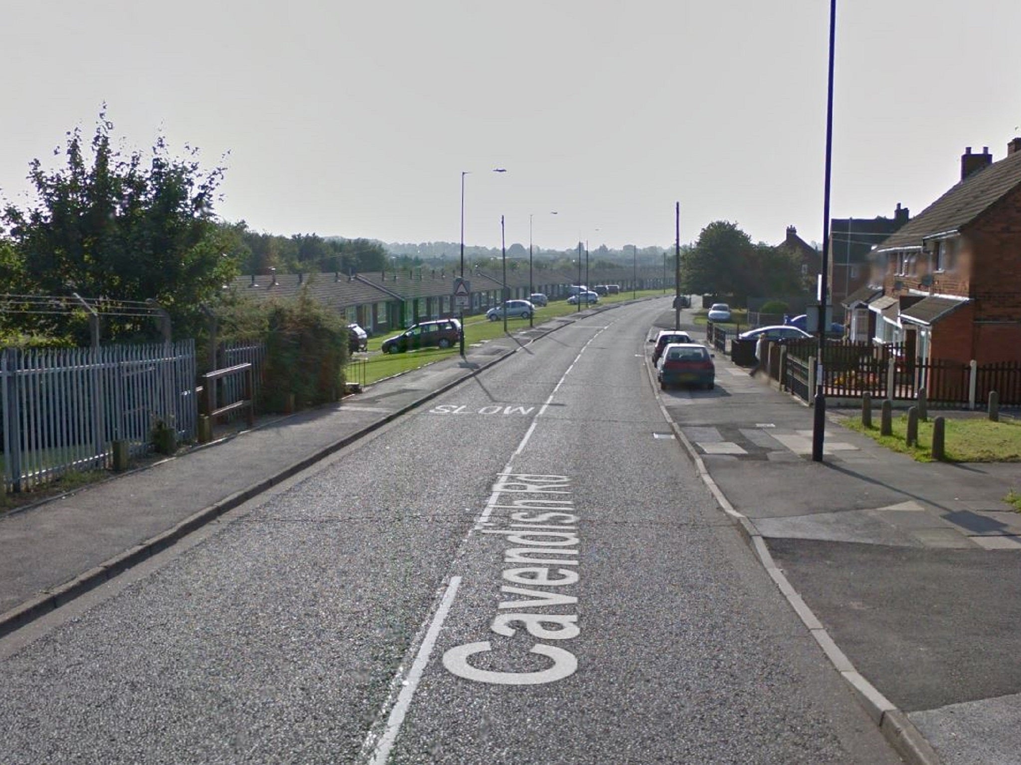 General view of Cavendish Road, in Walsall.