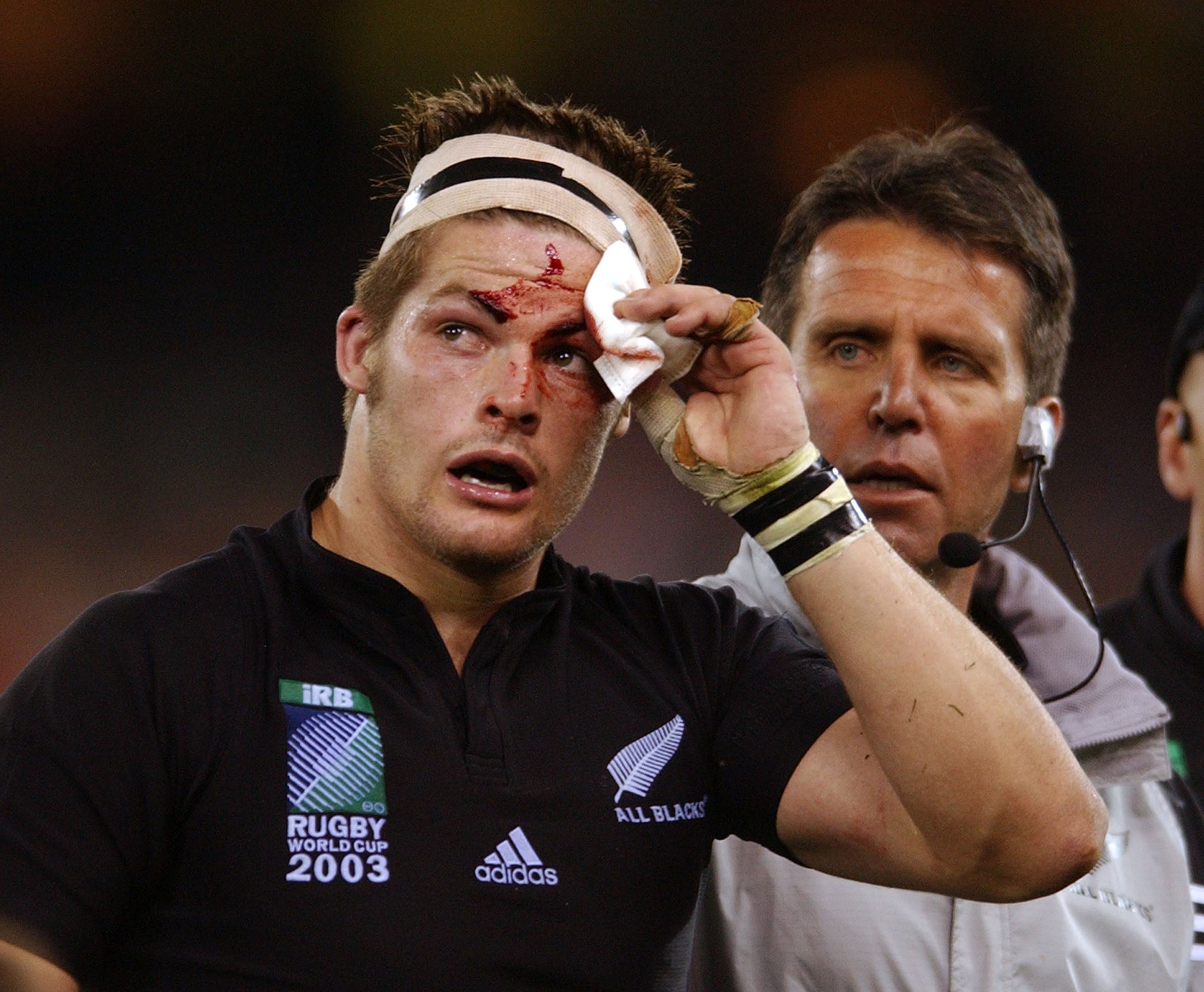 The 2003 quarter-final against the Springboks took its toll on the All Blacks