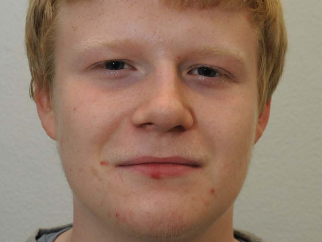 Kieran Cleary, 16, who was jailed for five years after being convicted of explosives and terror offences