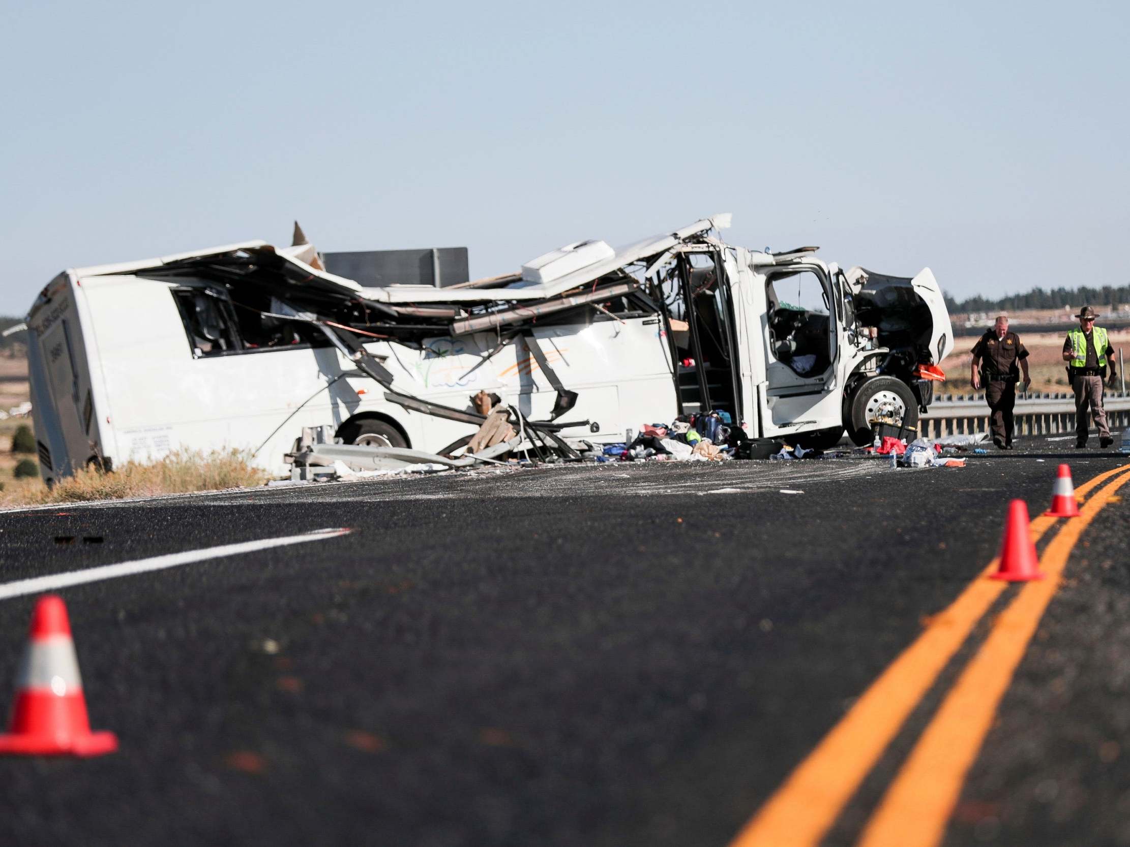 At least four people were killed by a tour bus crash near Bryce Canyon National Park