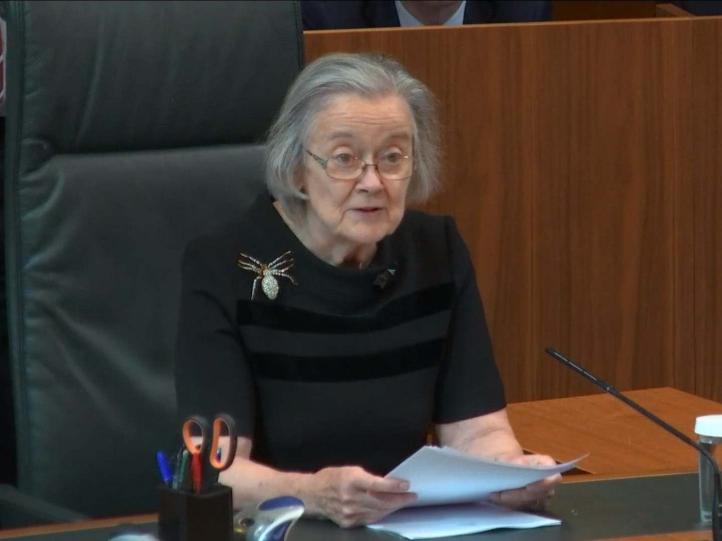 Lady Hale delivers the verdict of the Supreme Court on Tuesday (PA)