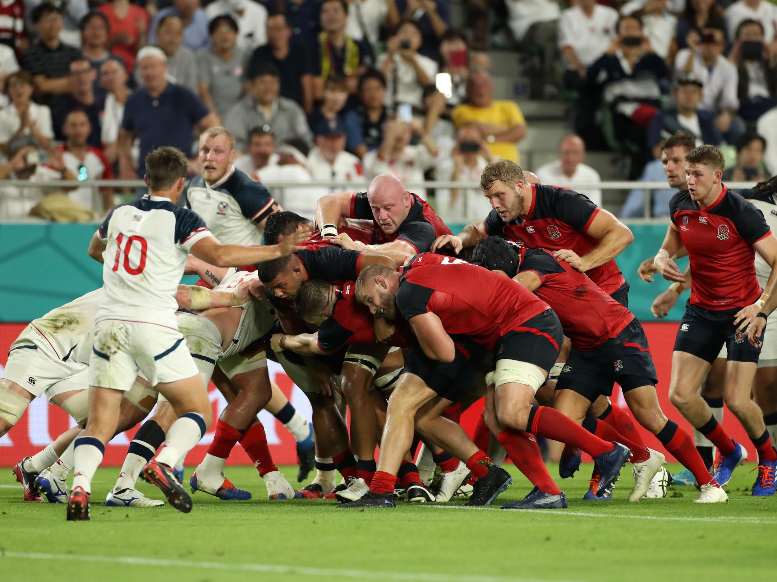 England mauled all over the USA on their way to victory