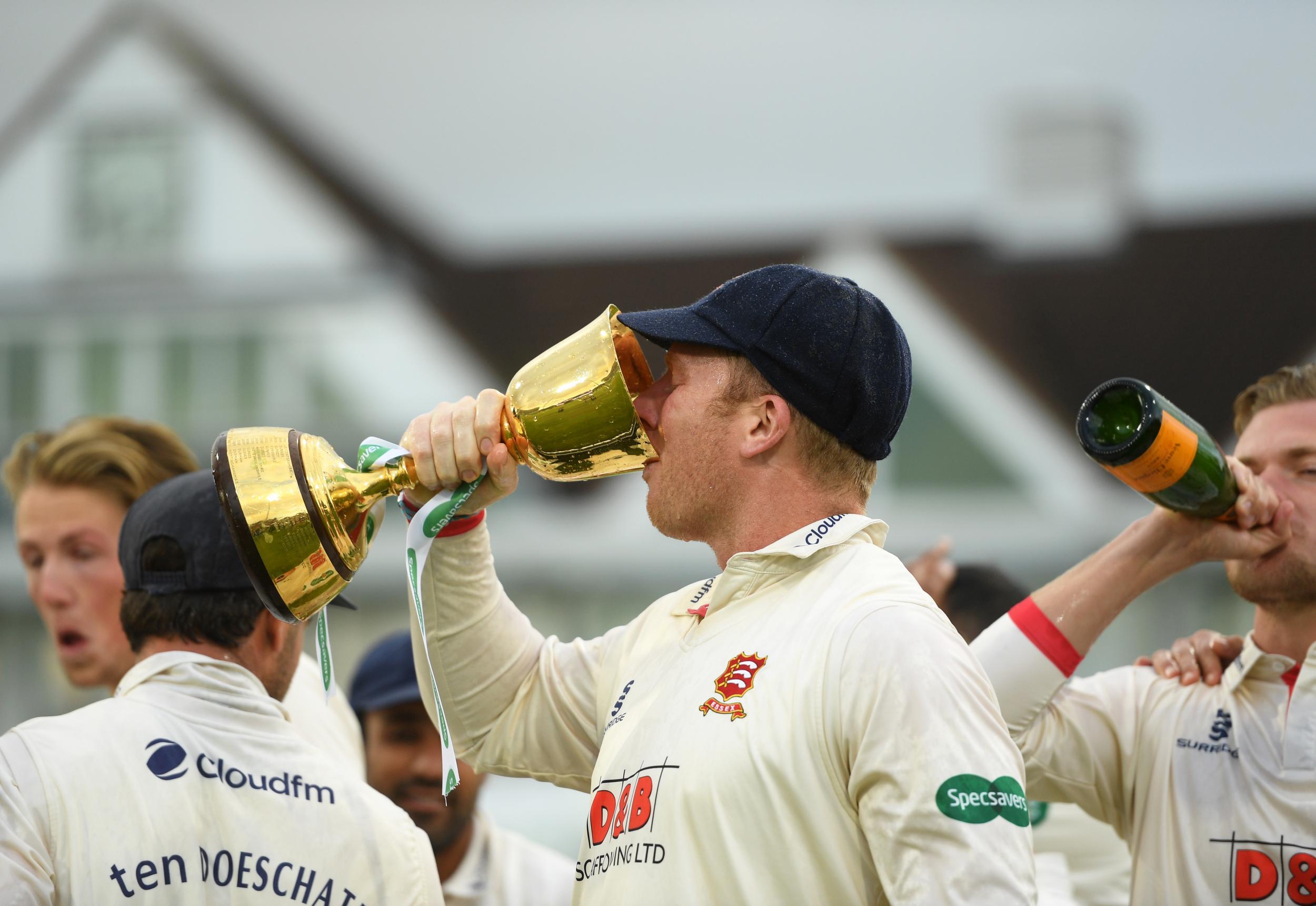 Essex celebrate after winning the championship for an eighth time (Getty)