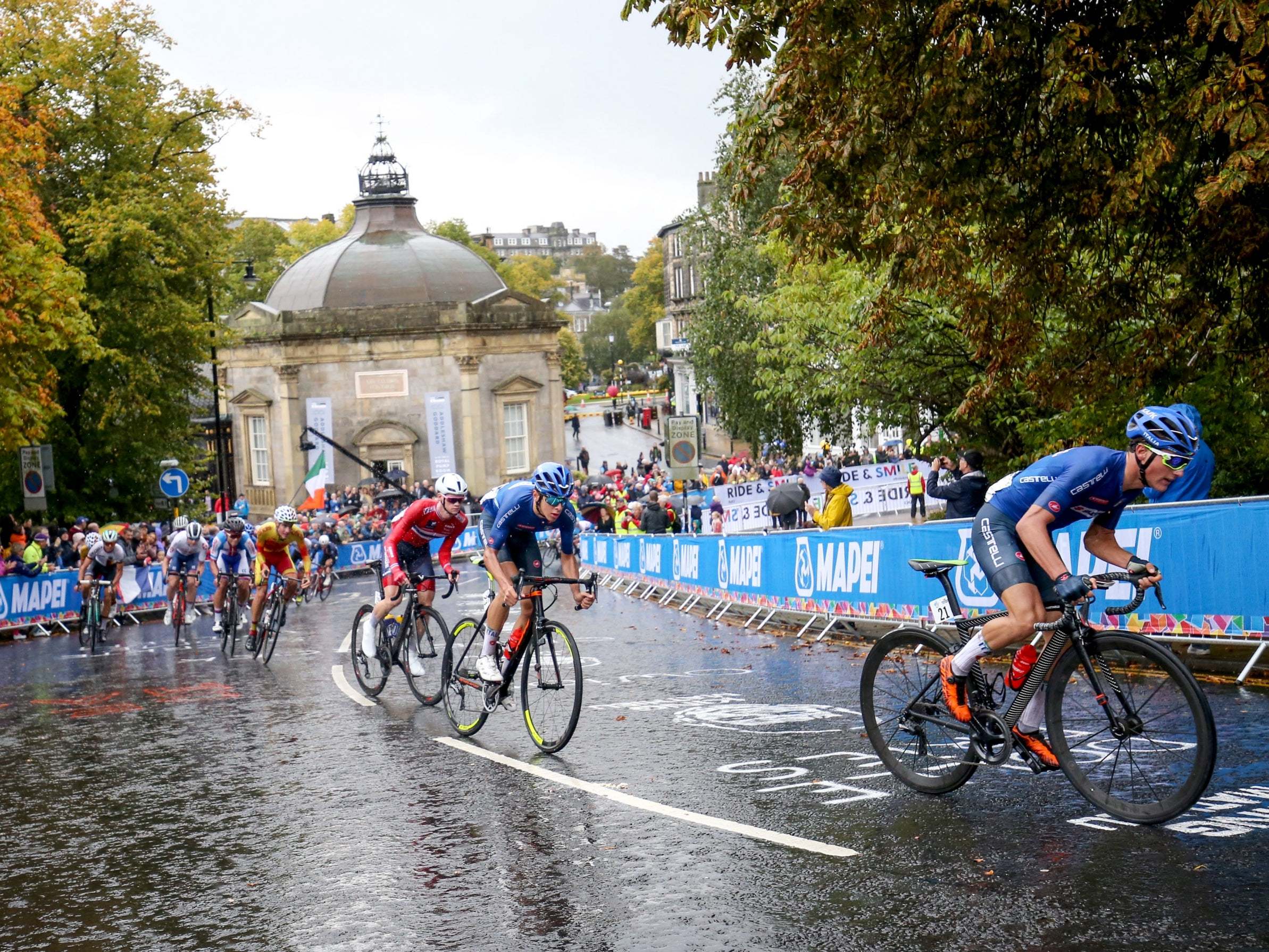 Yorkshireman Pidcock just pipped to men's U23 road race world title