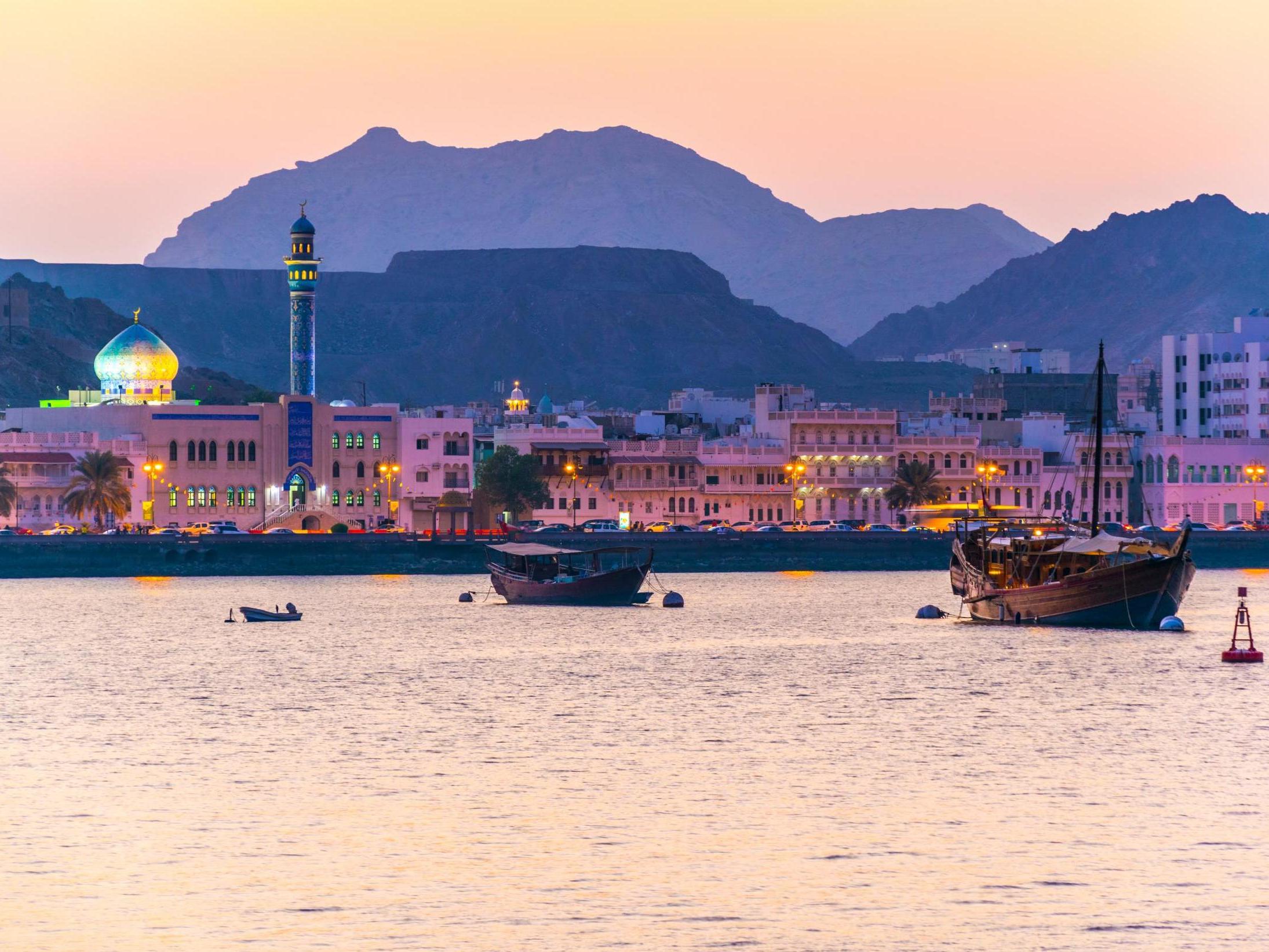 Oh, man: Muscat, the Omani capital, would be a good stopover