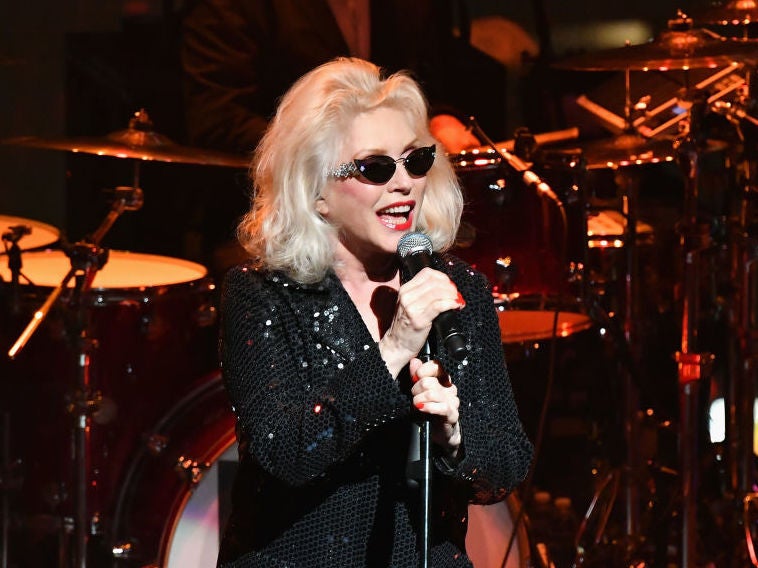 Debbie Harry of Blondie performs in 2018 (Mike Coppola/Getty)