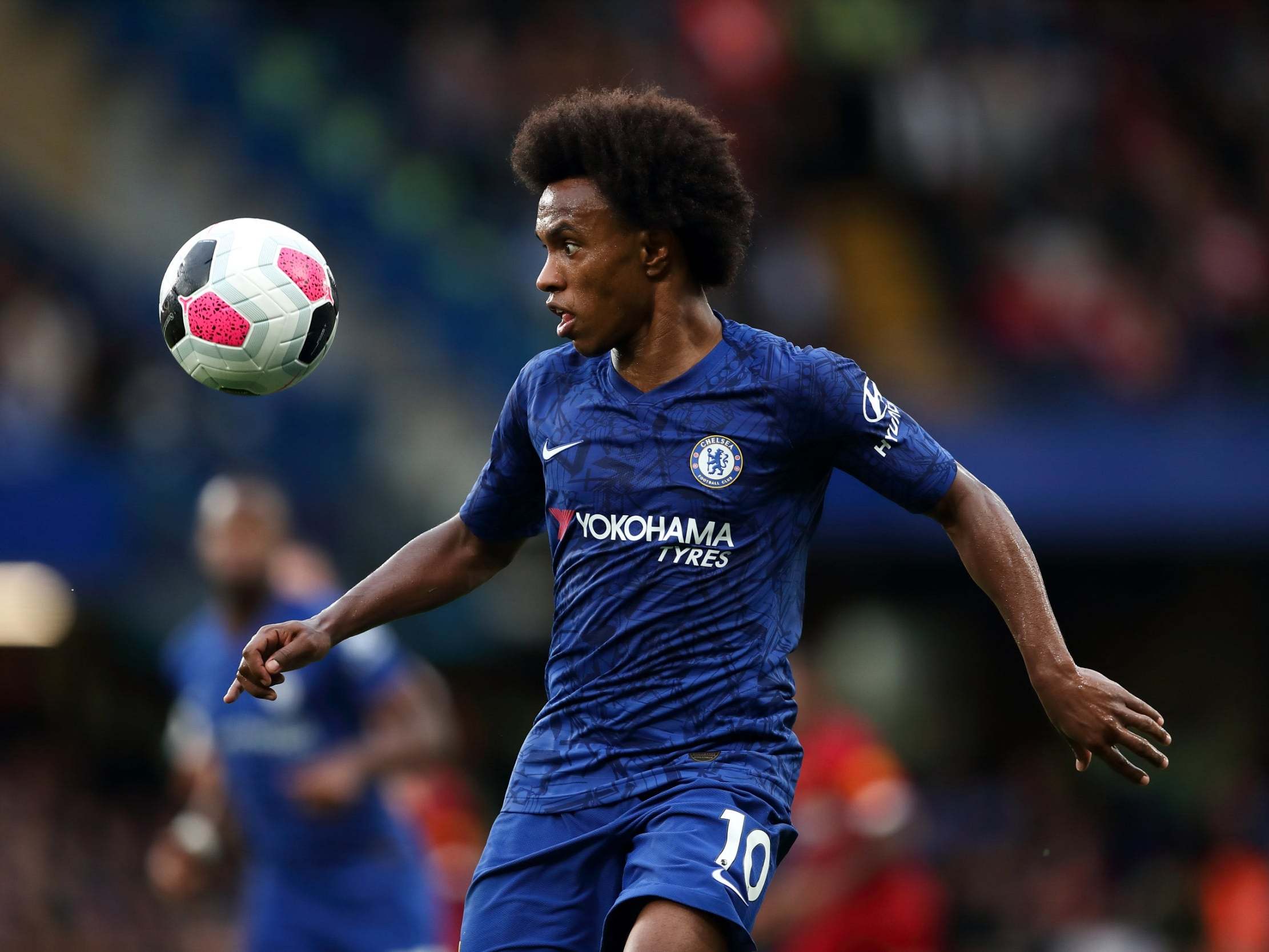 Willian scored Chelsea's second goal in their victory over Brighton