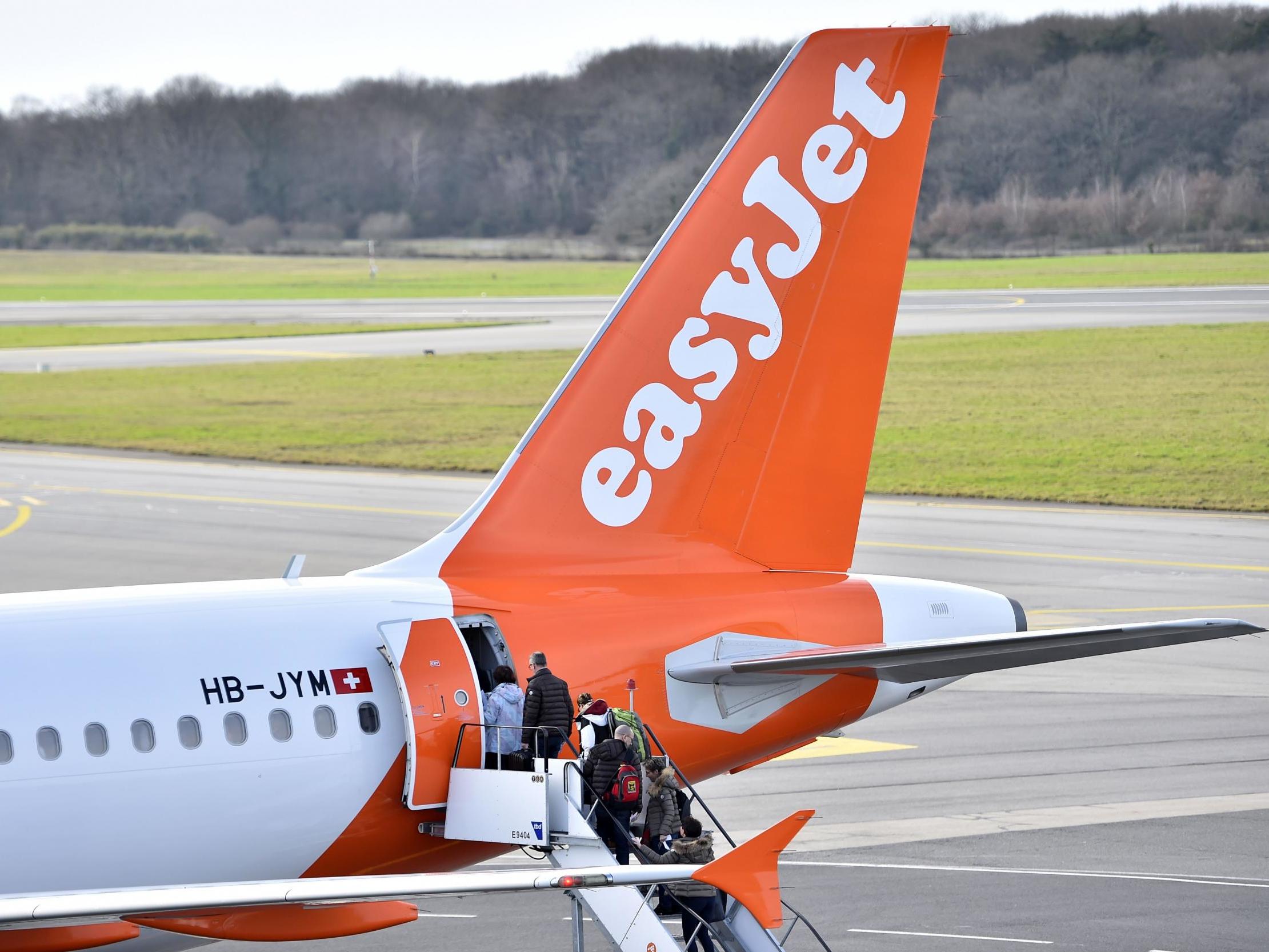 Kieran Croxley was detained after becoming disruptive on an easyJet flight from Faro, Portugal