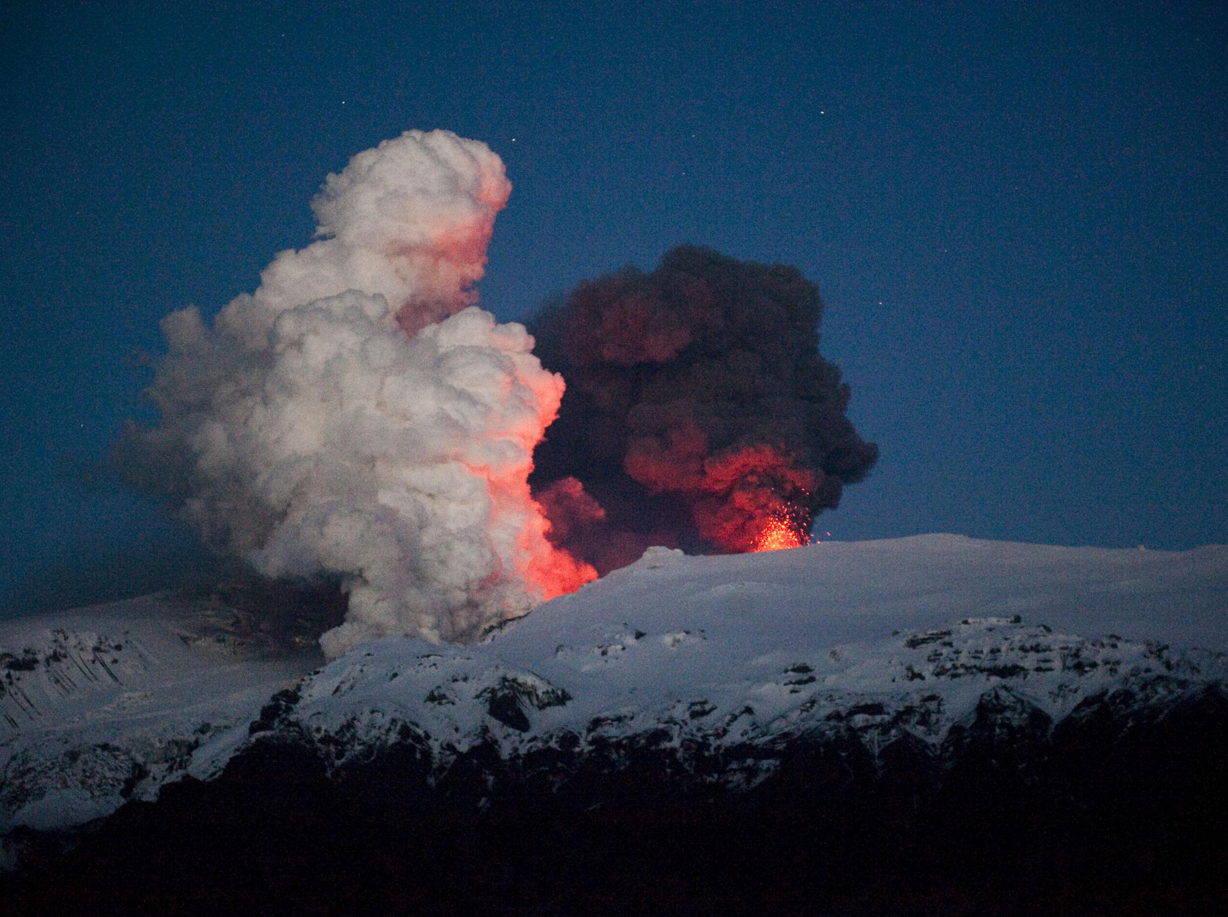 Iceland's Eyjafjallajökull volcano