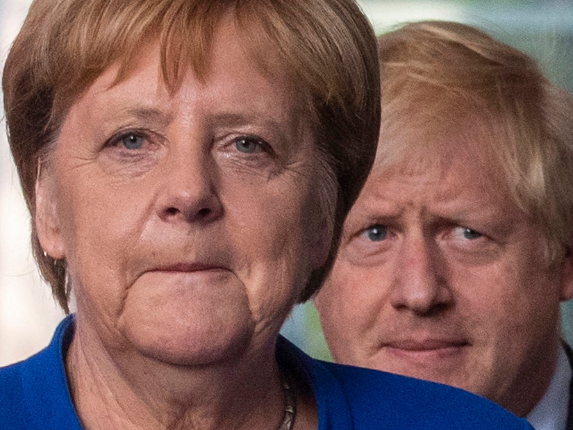 Angela Merkel is thought to have turned down a meeting with Mr Johnson