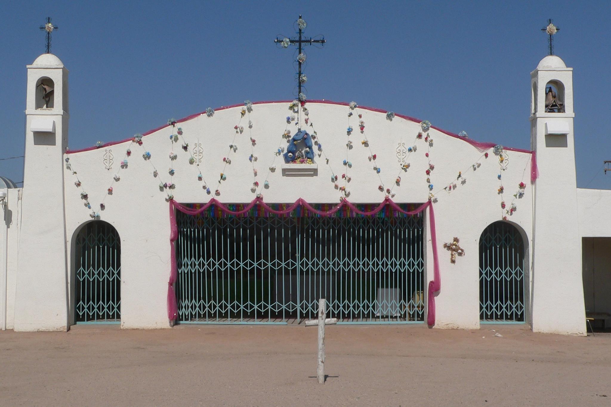 The incident occured on the Pascua Yaqui Indian Reservation (pictured) near Tuscon, Arizona