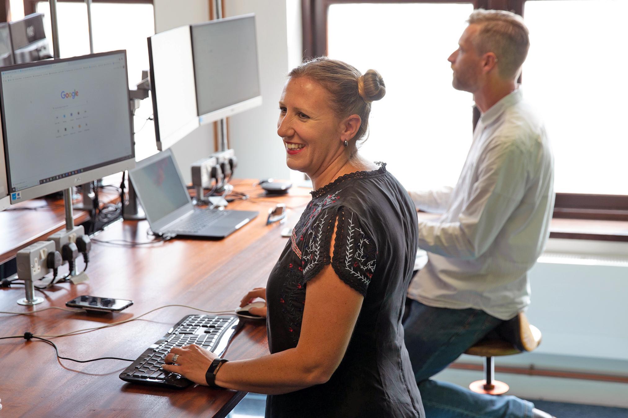 Rachel and Ian McInnes are the co-founders of Technology Box, a tech company based in a community-owned workspace in Hastings