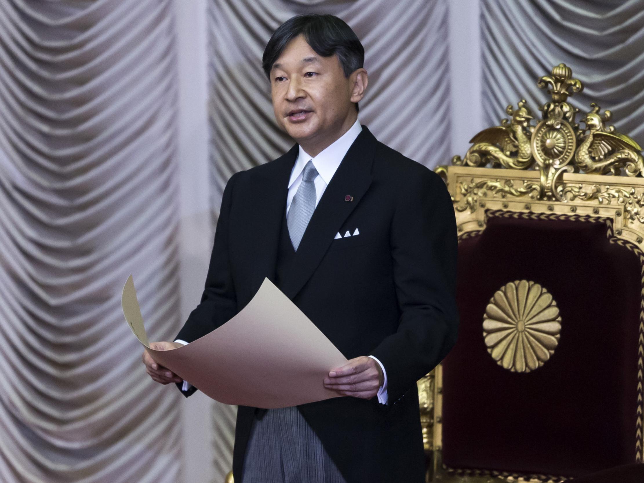 The Emperor Naruhito has succeeded his father.