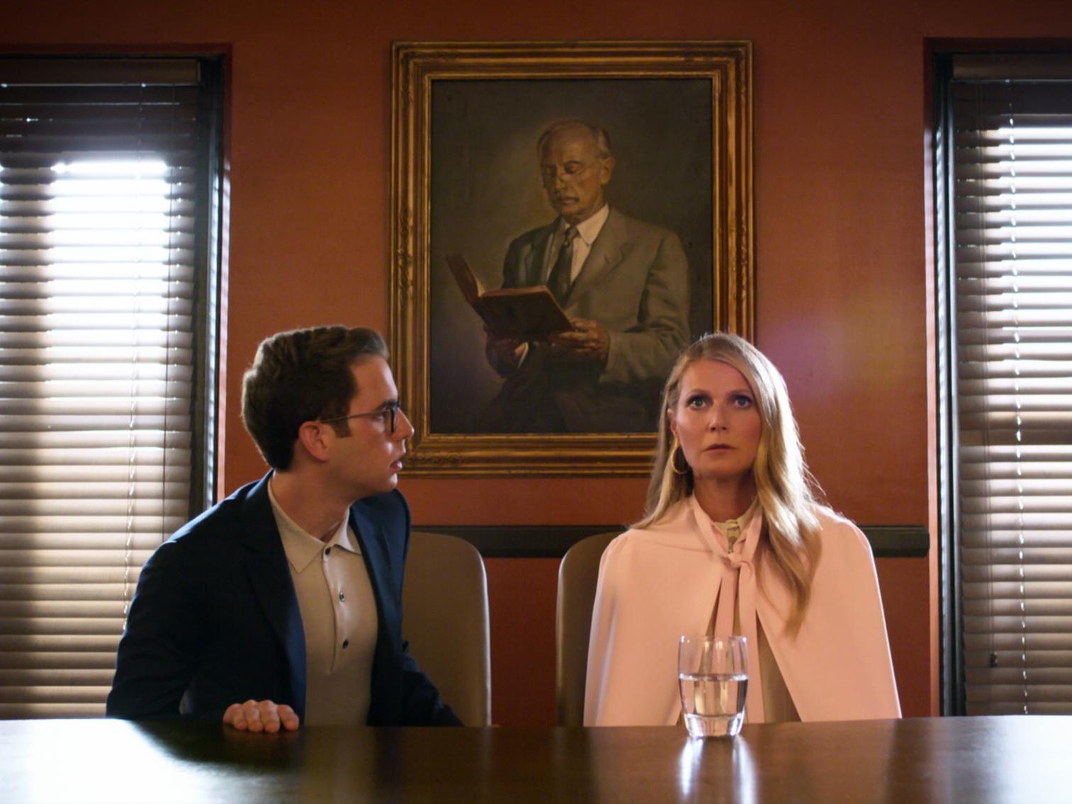 Ben Platt as Payton and Gwyneth Paltrow as Georgina (Netflix/The Politician)