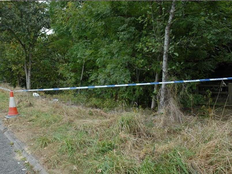 The scene where Melanie Hall’s body was found in 2009