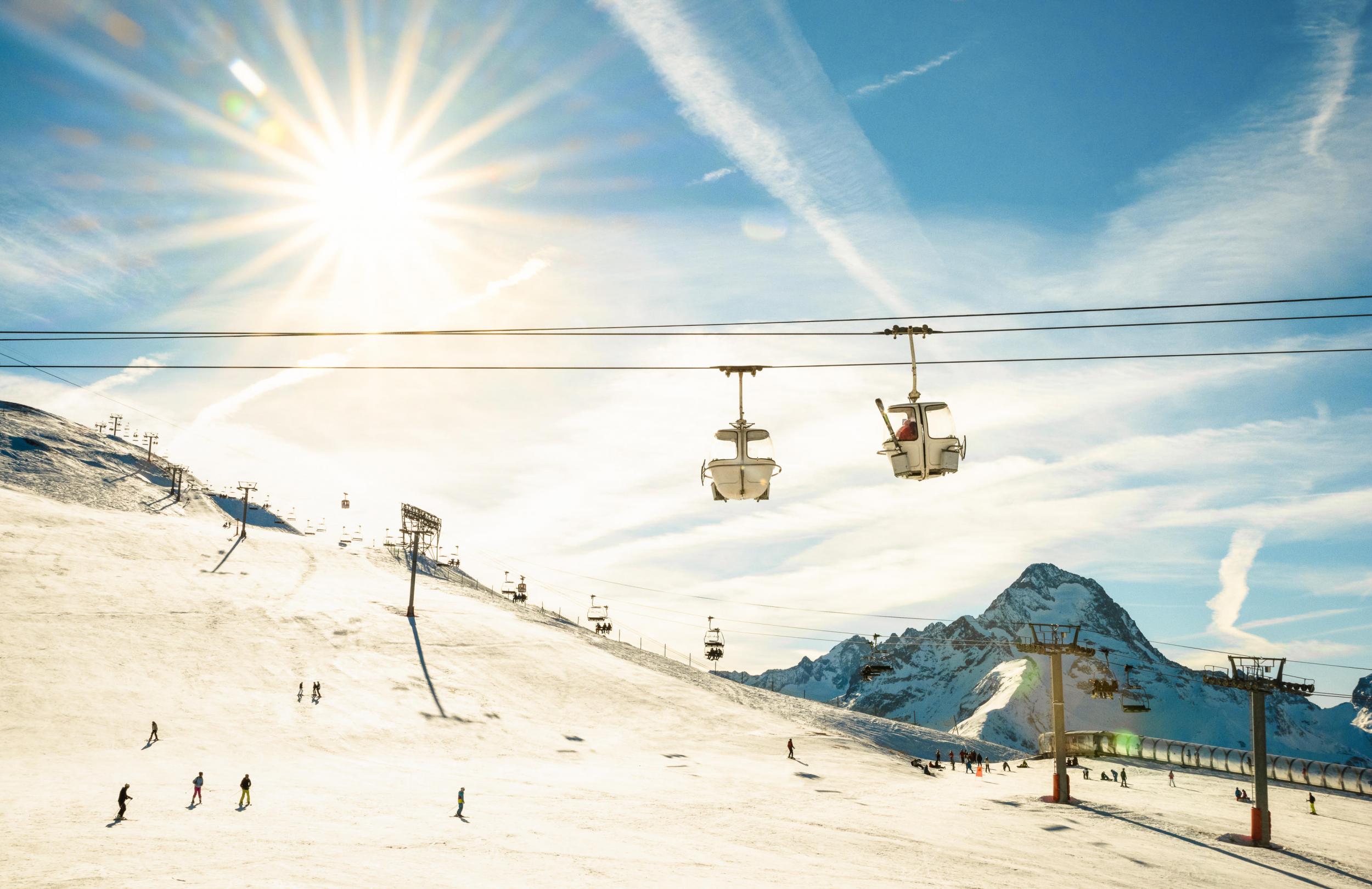 Le Deux Alpes near Grenoble