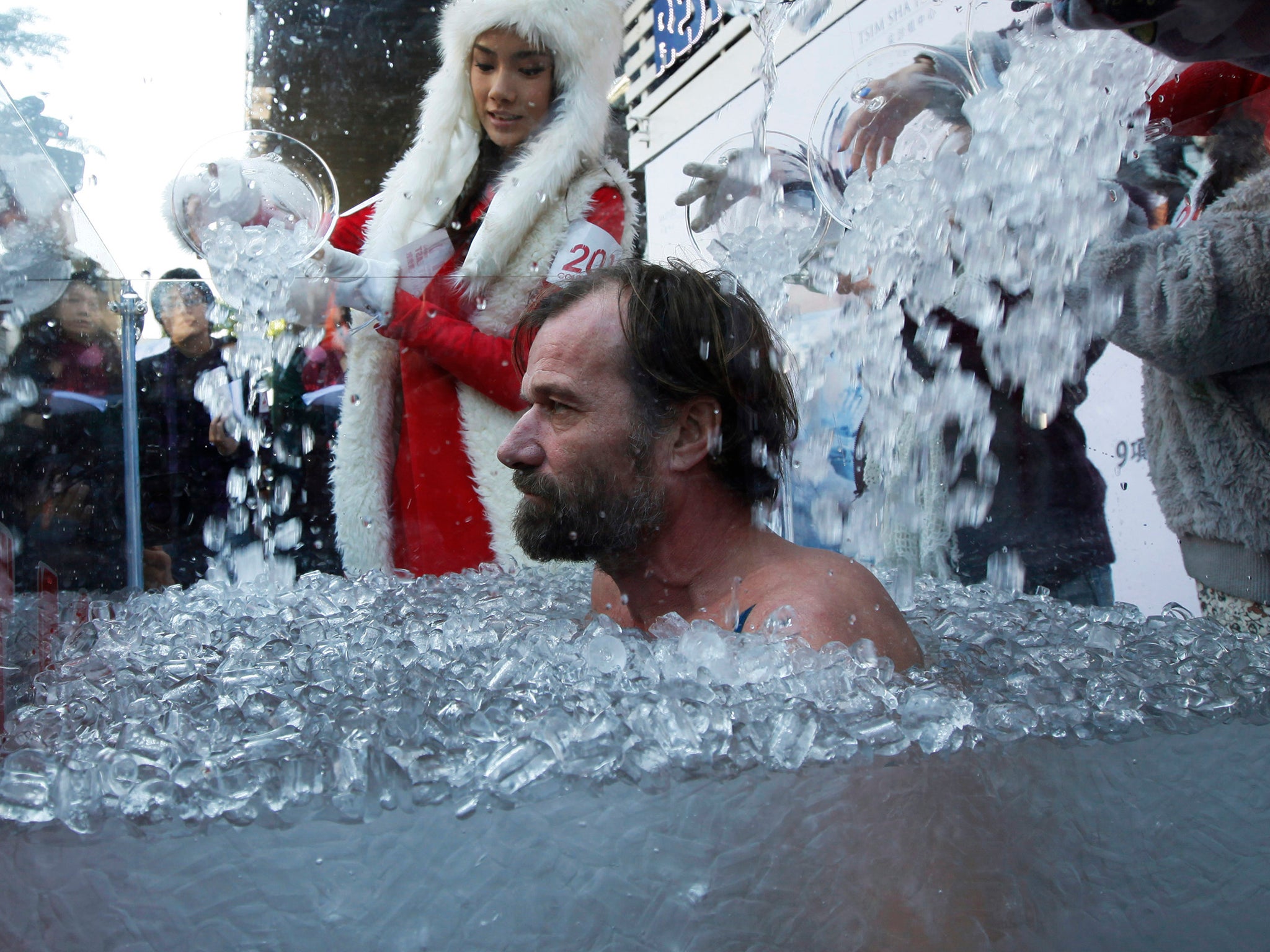 Ice-cold baths: the more you have, the more you like them