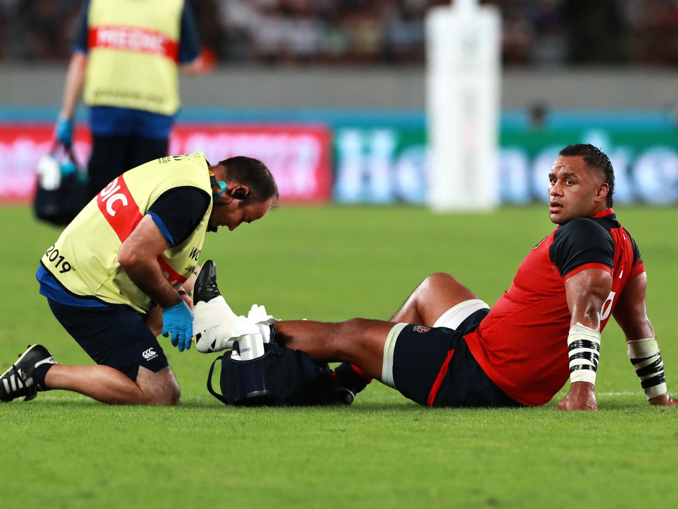 Vunipola suffered an ankle injury during the first half of England's win over Argentina