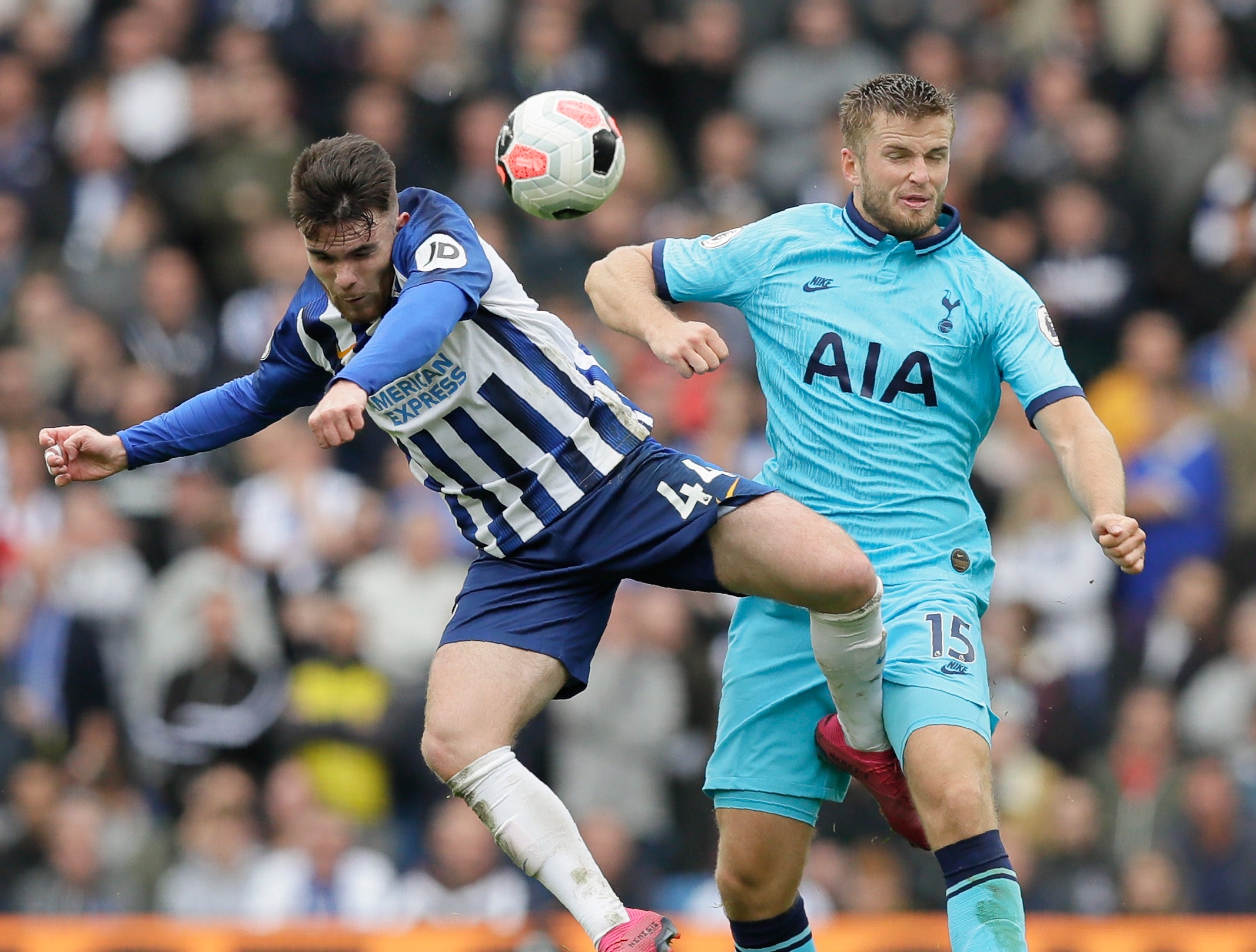 Eric Dier disappointed during Tottenham’s bleak defeat to Brighton