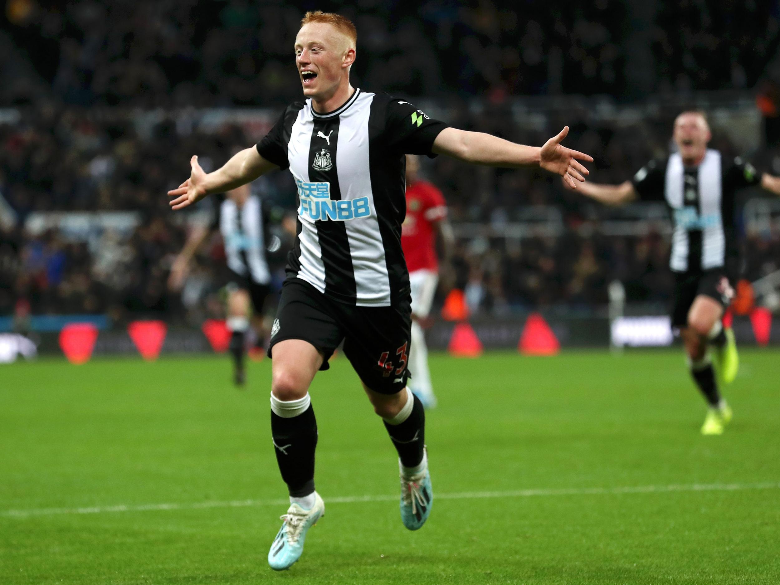 Matty Longstaff scored Newcastle’s winner on Premier League debut