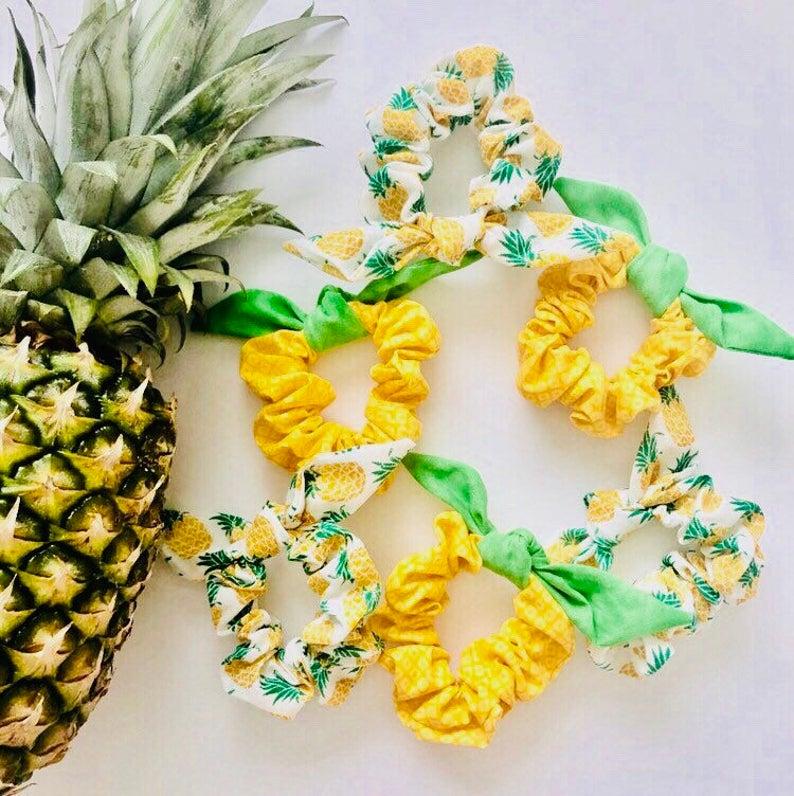 Pineapple scrunchies put a cheerful twist on a serious issue&#13;