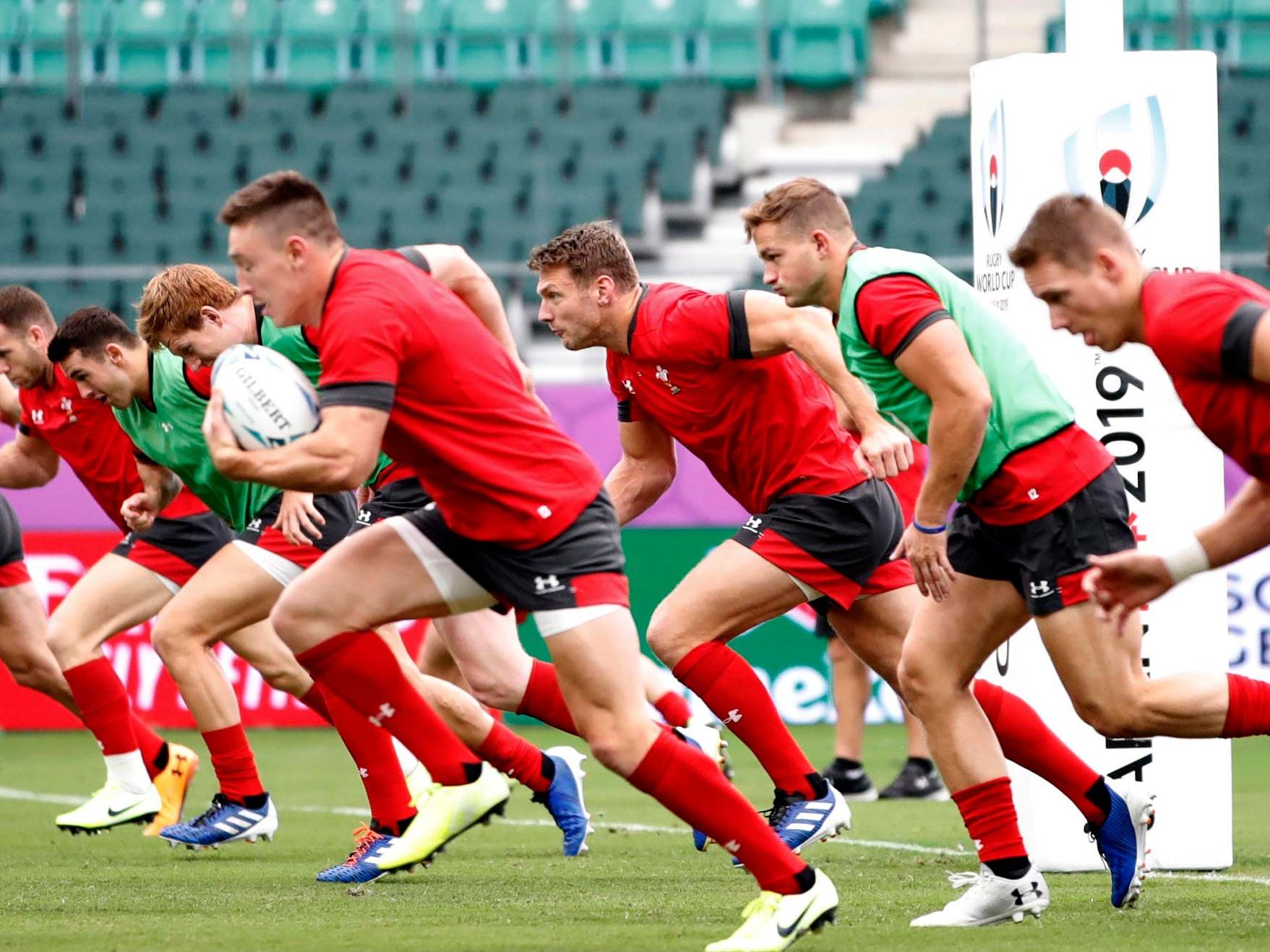 Wales prepare for Fiji