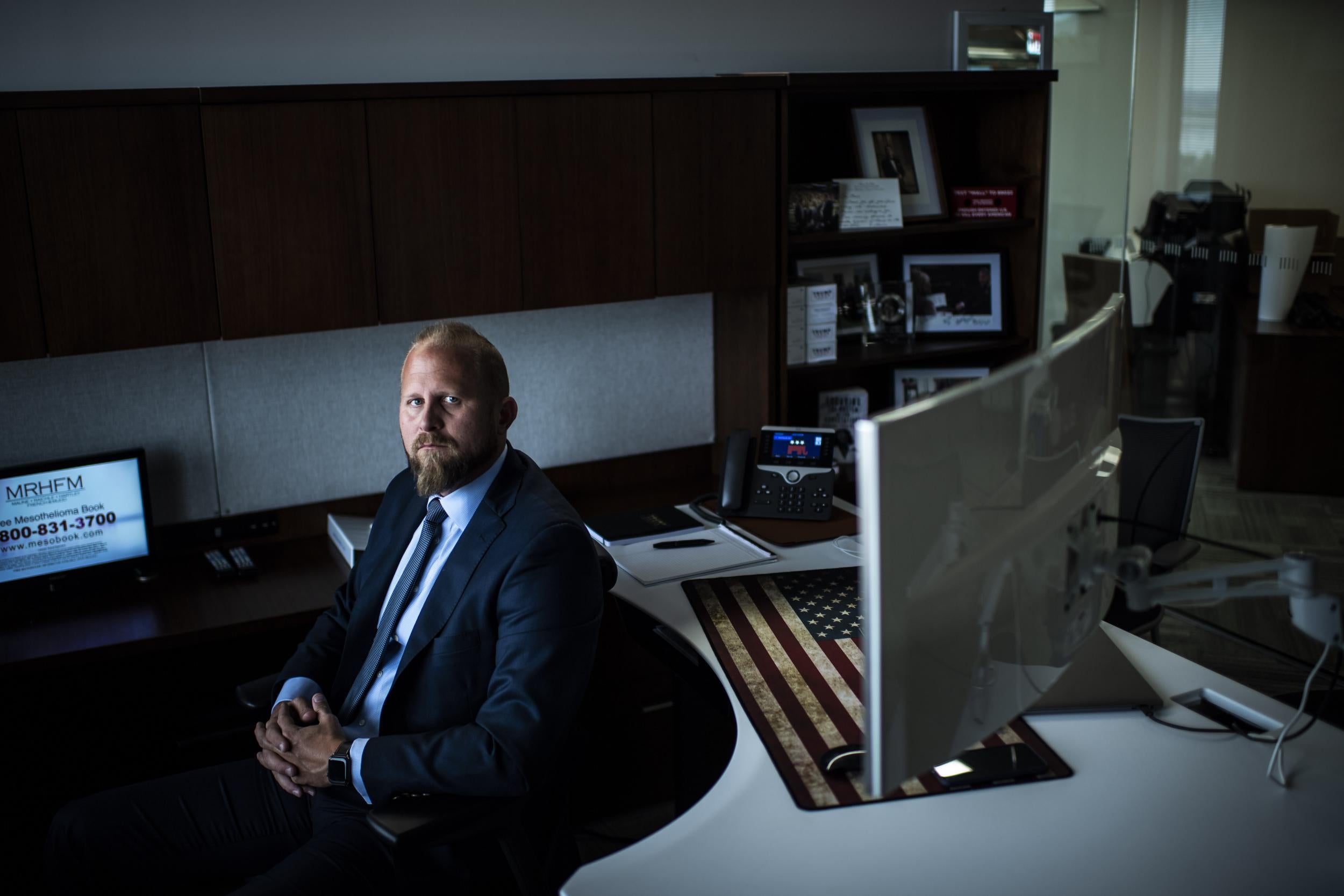 Trump campaign manager Brad Parscale. MUST CREDIT: Washington Post photo by Jabin Botsford.