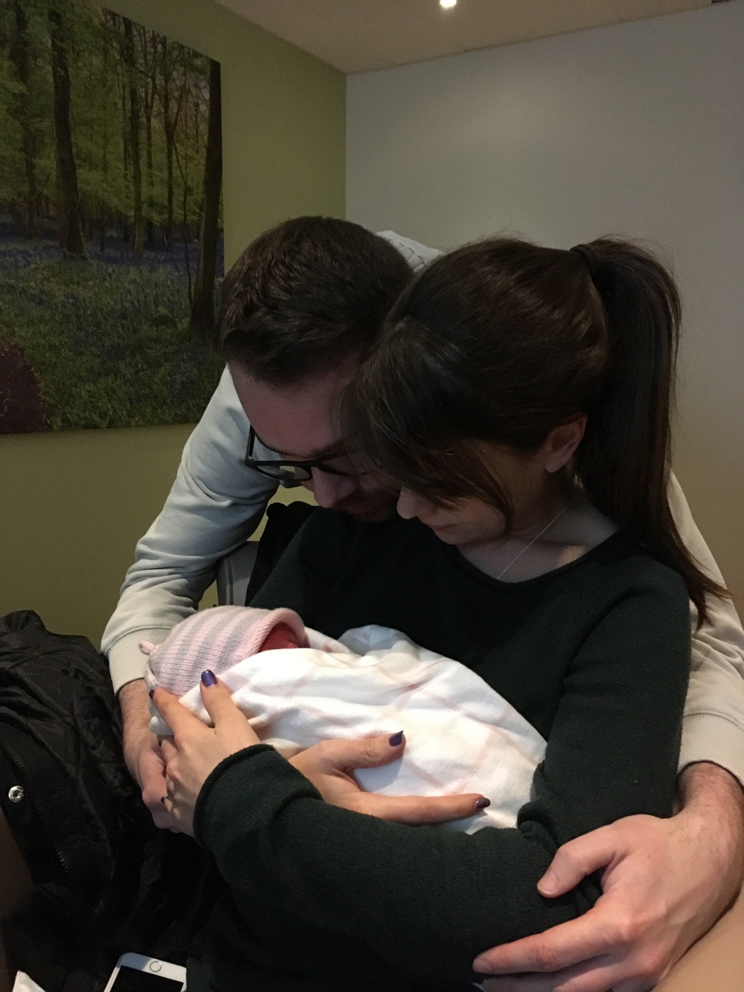 Alyx with her husband Jonny and their daughter Skye