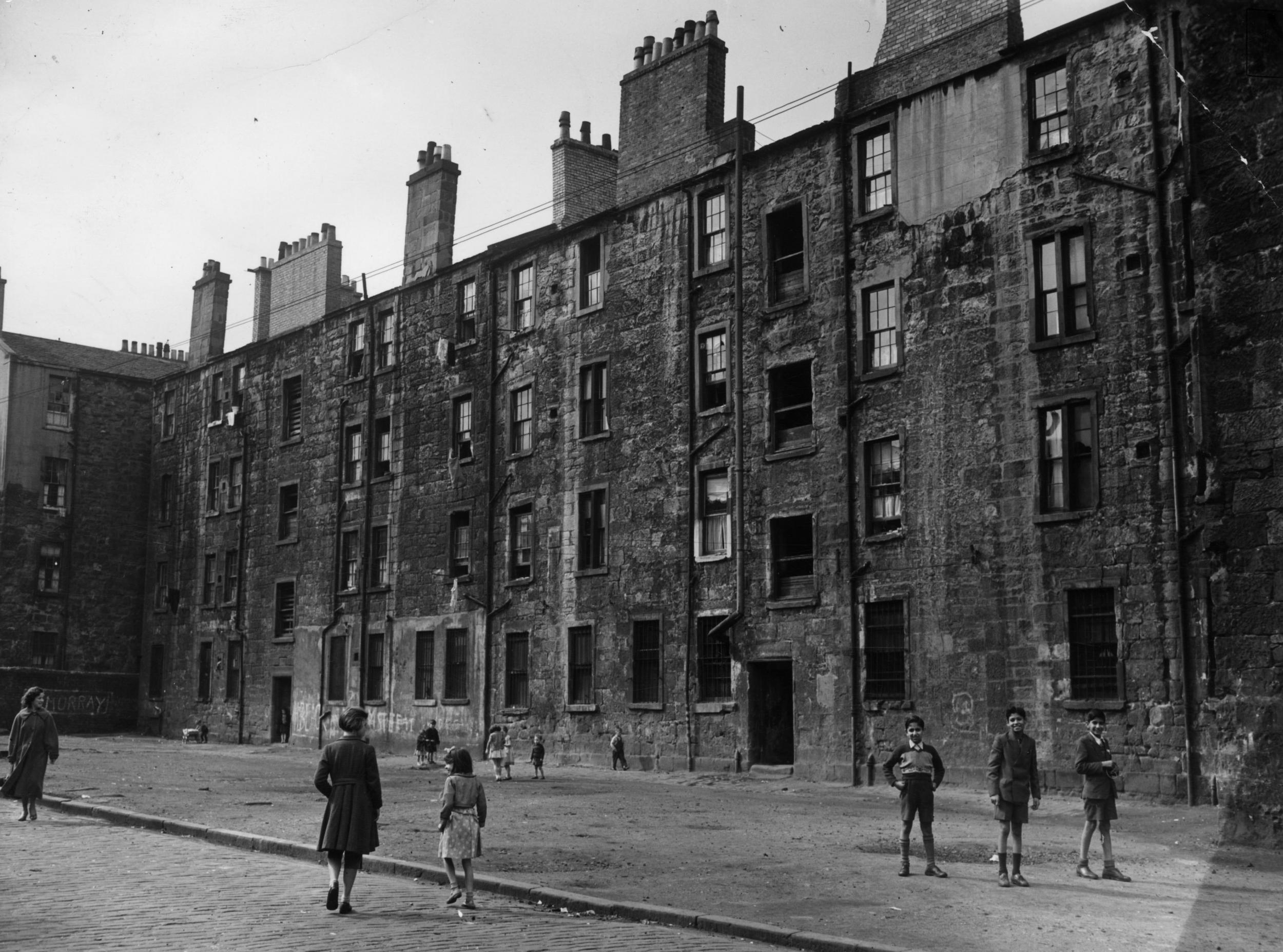 The Gorbals tenements were built quickly and cheaply in the 1840s, providing housing for Glasgow’s burgeoning population of industrial workers