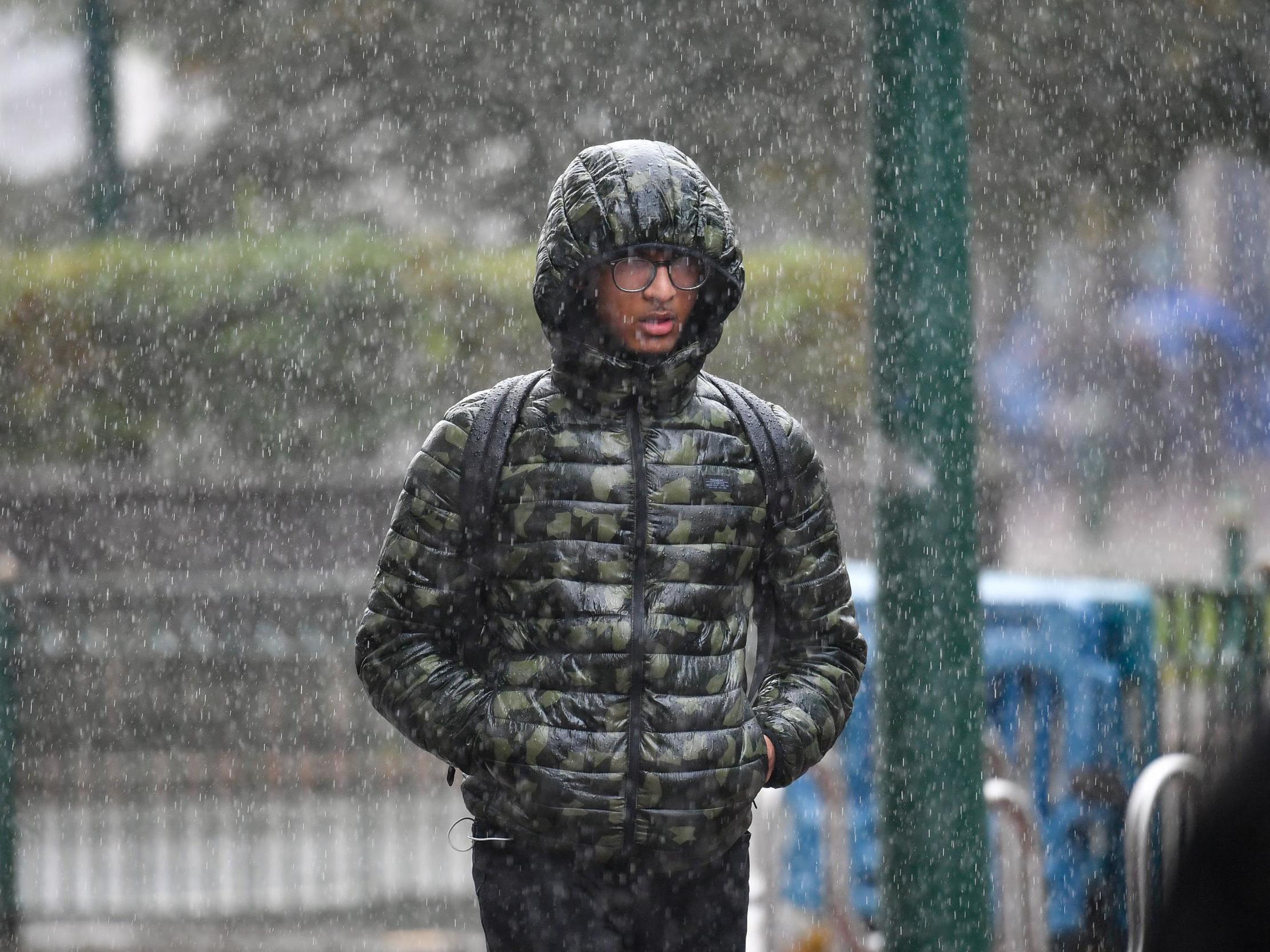 Heavy rain is set to soak the UK this weekend