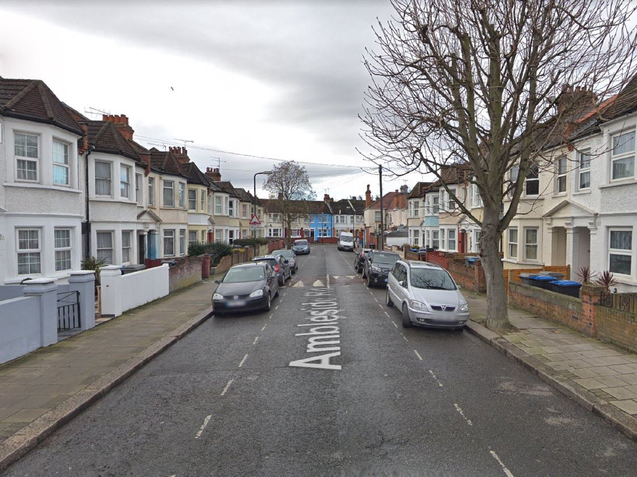 General view of Ambleside Road, in Brent, north London.