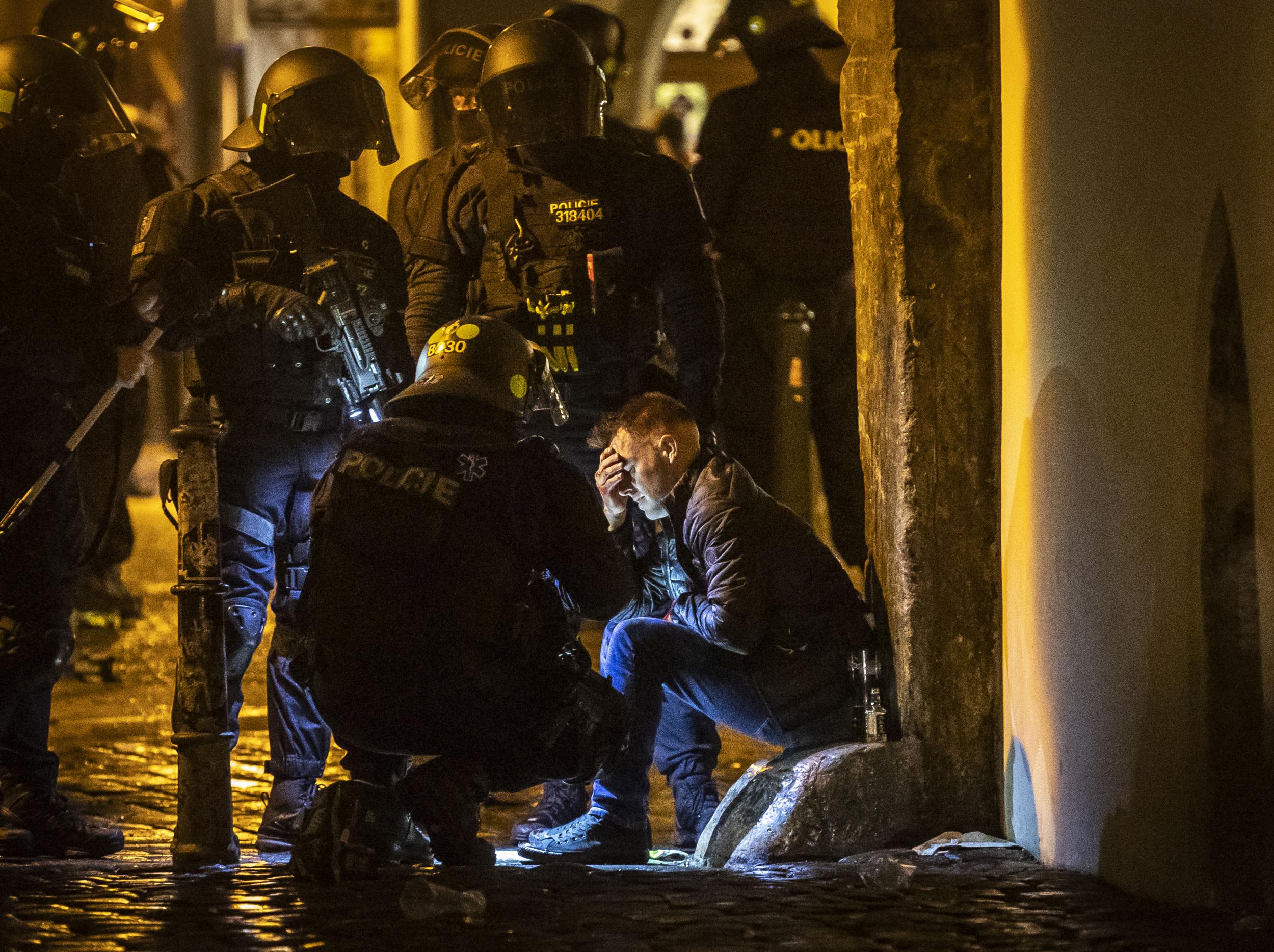Czech police have detained 31 people