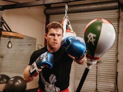 Canelo trains for Kovalev