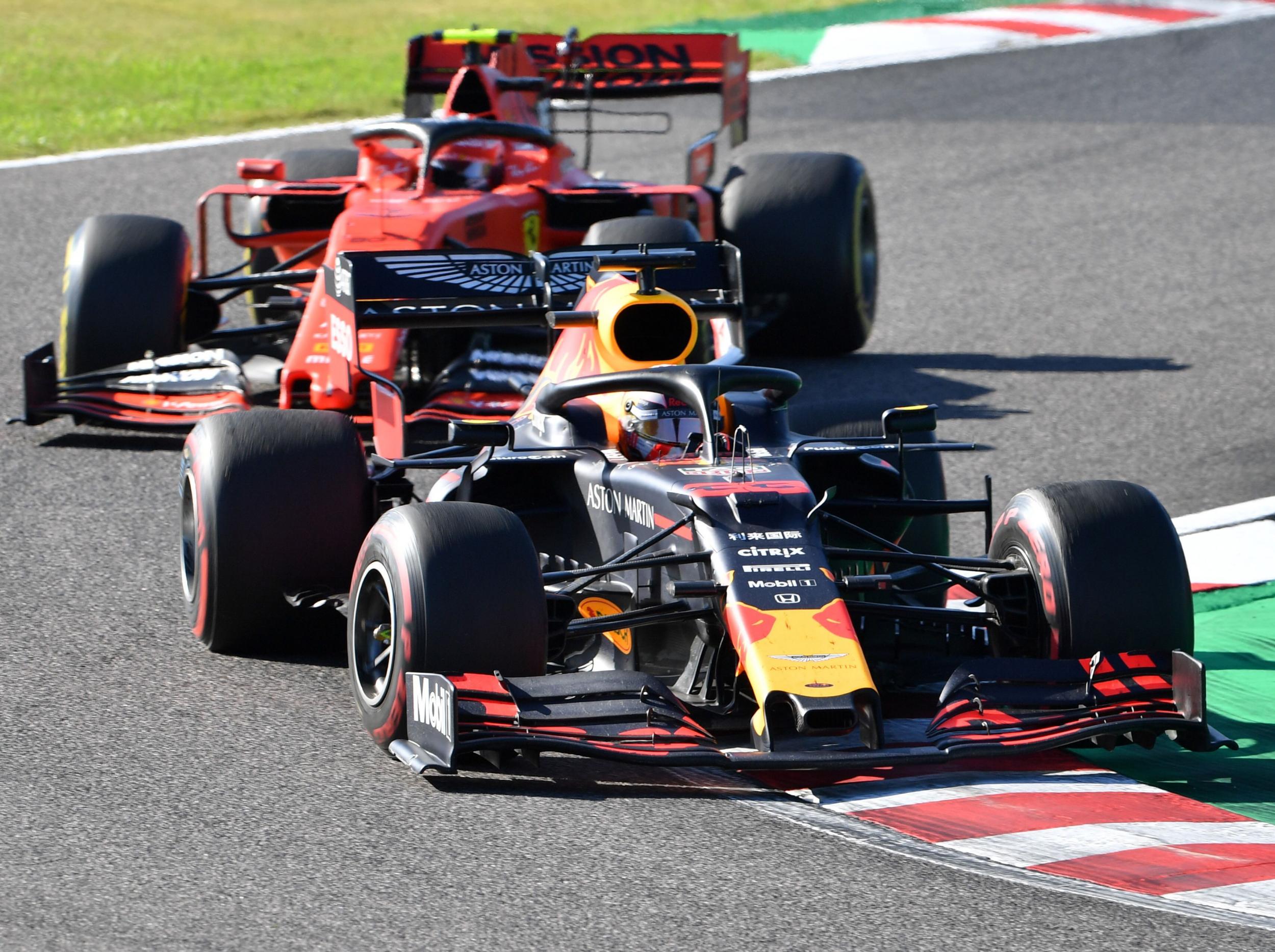 Max Verstappen collided with Charles Leclerc