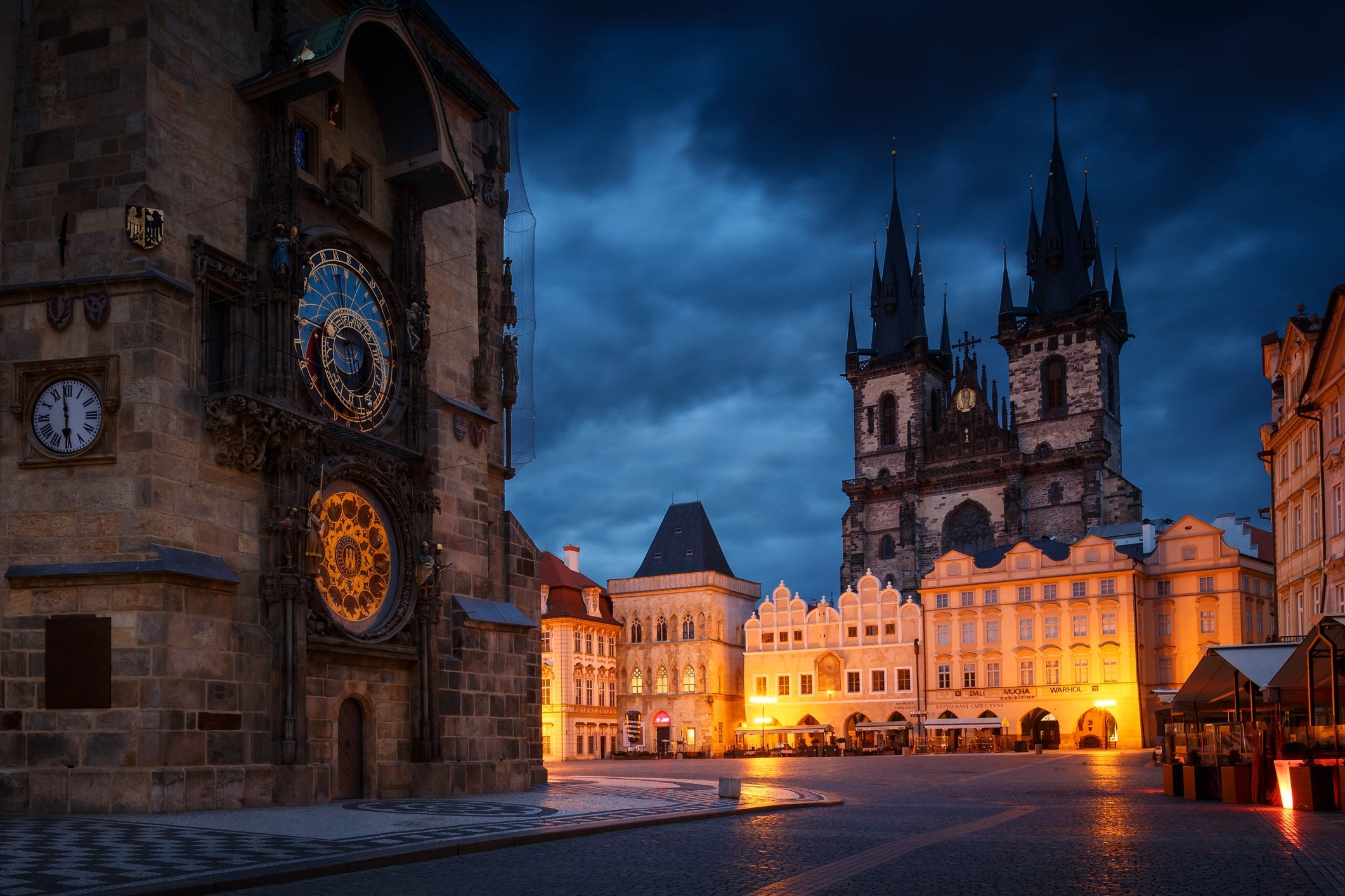 Old Town Square, or Staromestske, is the central square of Prague’s historic district