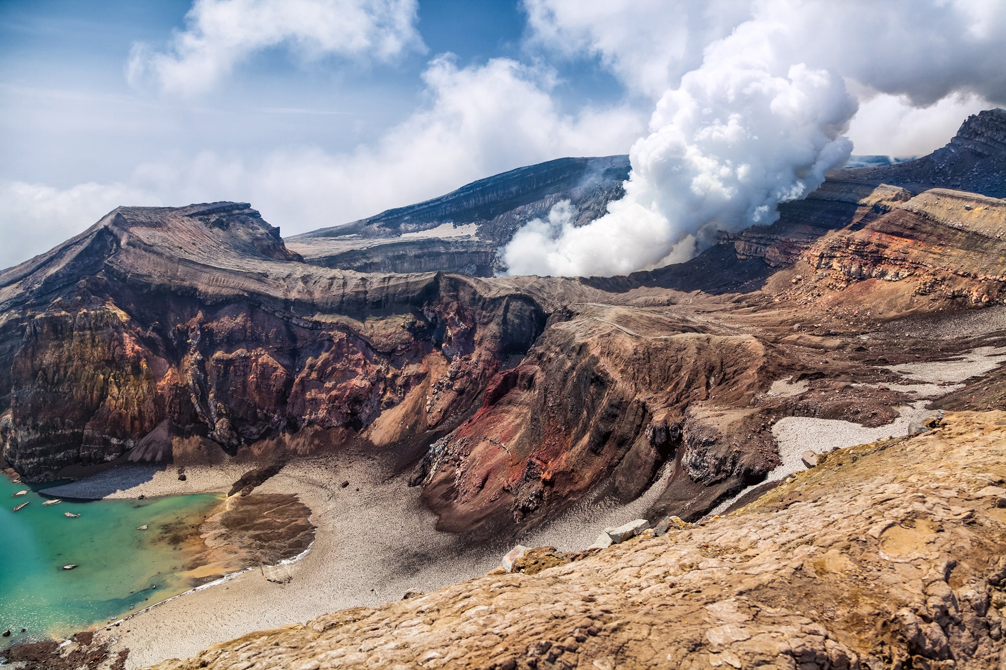 The Koryaksky Volcano in the Kamchatka peninsula