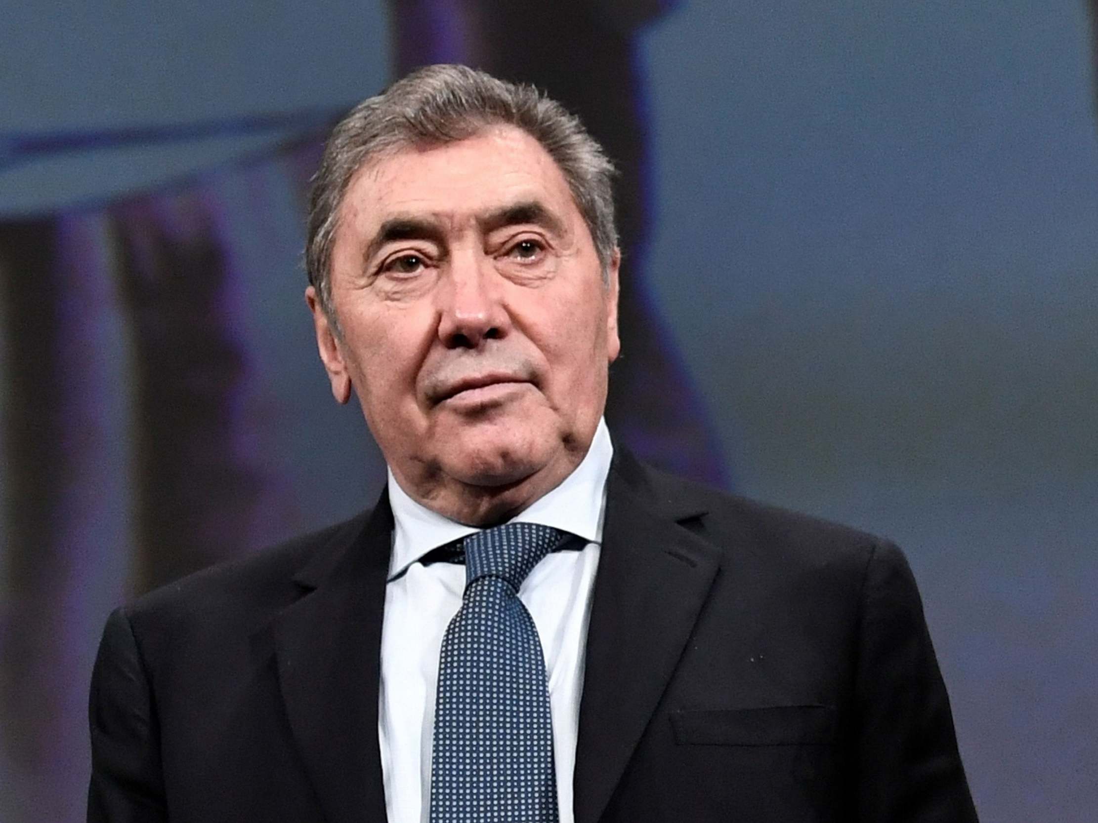 Eddy Merckx was riding with friends when he crashed