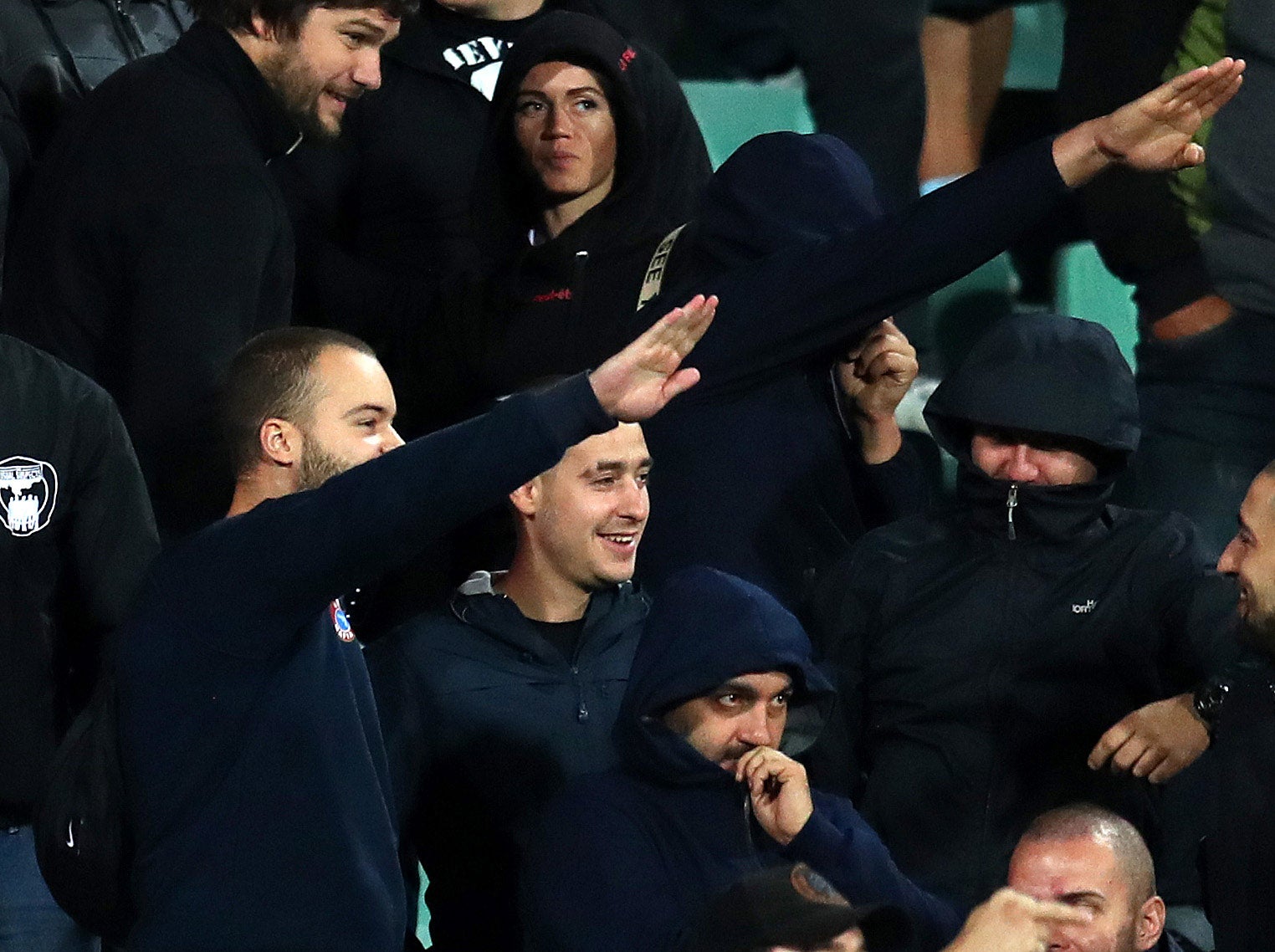 Bulgaria fans at the Euro 2020 qualifier