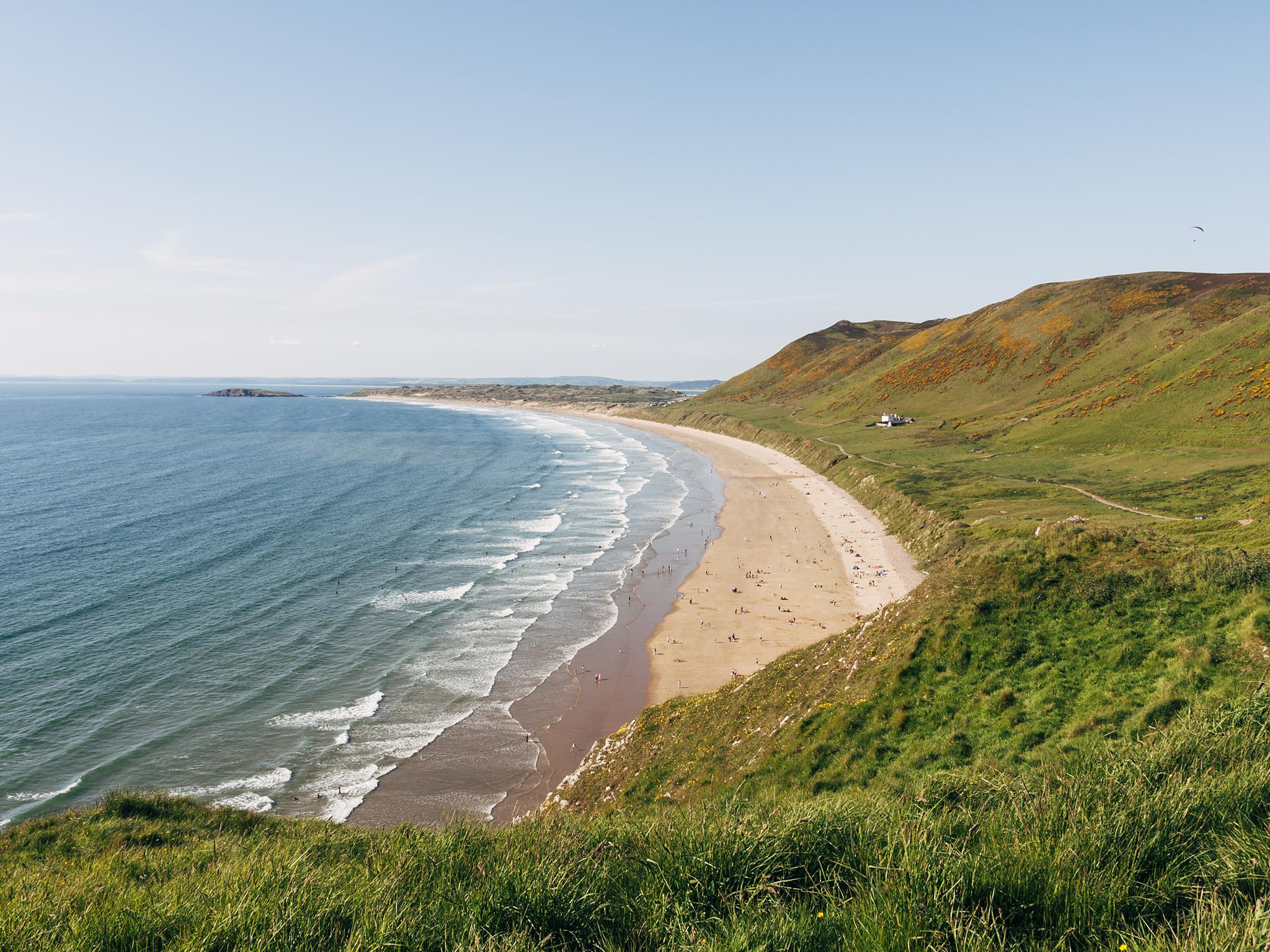 Sandwood Bay directly faces the Atlantic